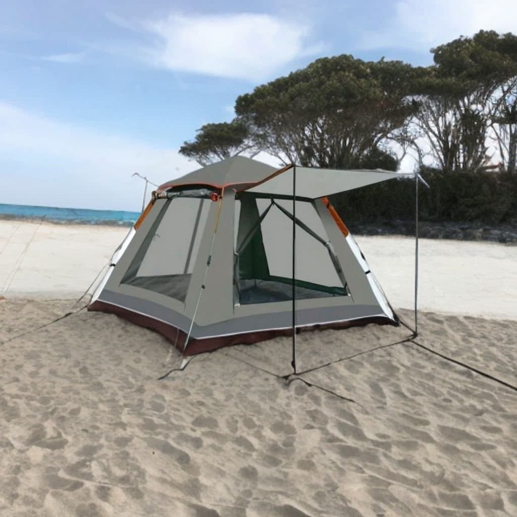 Automatiskt campingtält för 3–4 personer – Vind- och vattentätt