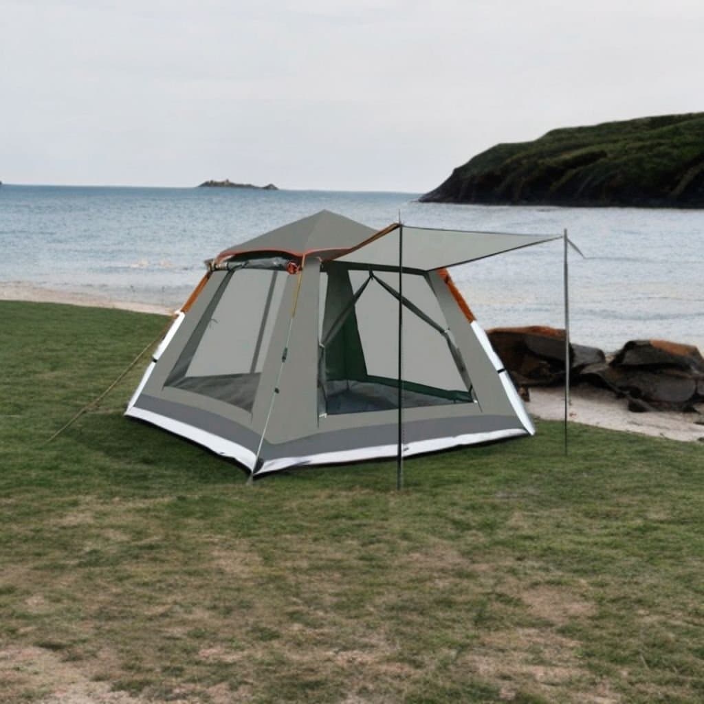 Automatiskt campingtält för 3–4 personer – Vind- och vattentätt