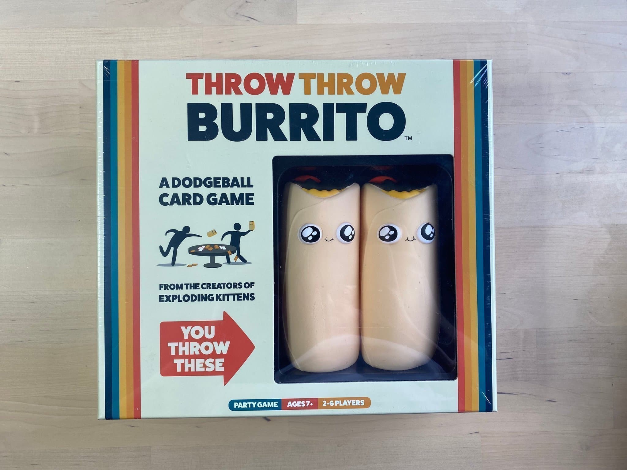 Throw Throw Burrito (Engelska) - Ett Dodgeball Kortspel