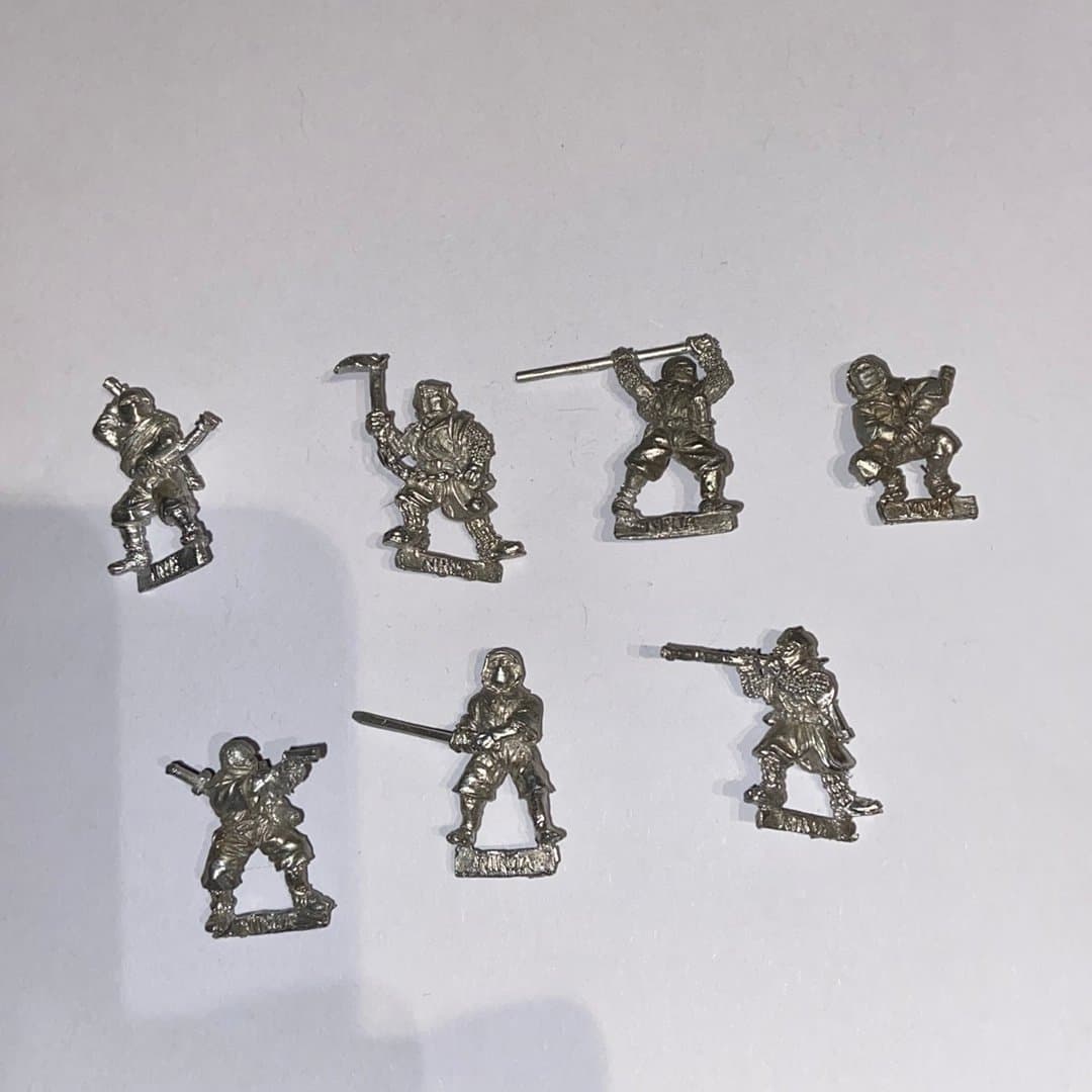 7 st. Ninja från gw citadel OH1 o judge dredd o oriental assassains