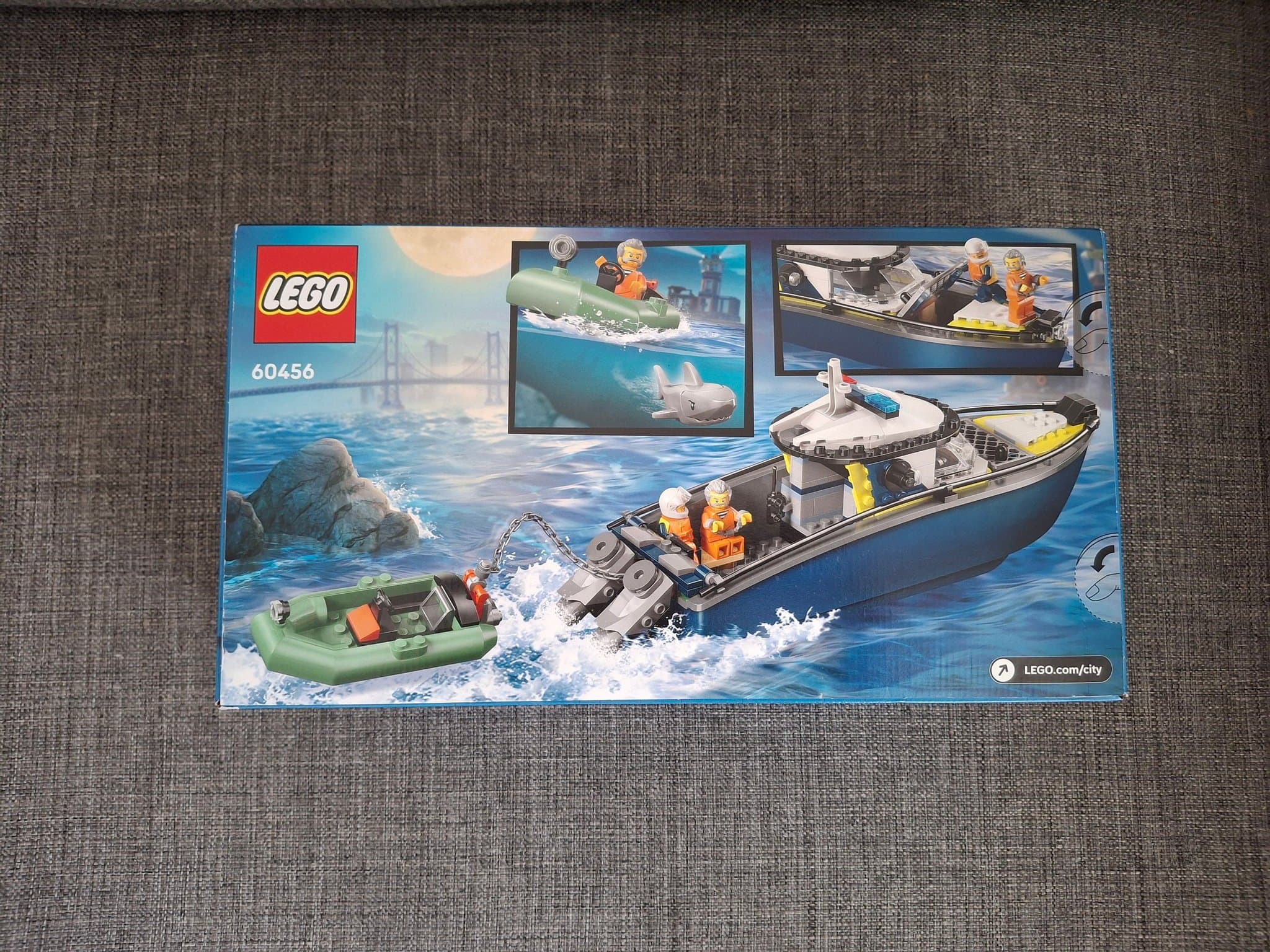 Lego City - Polisens båtjakt- nr. 60456 (ny / oanvänd)