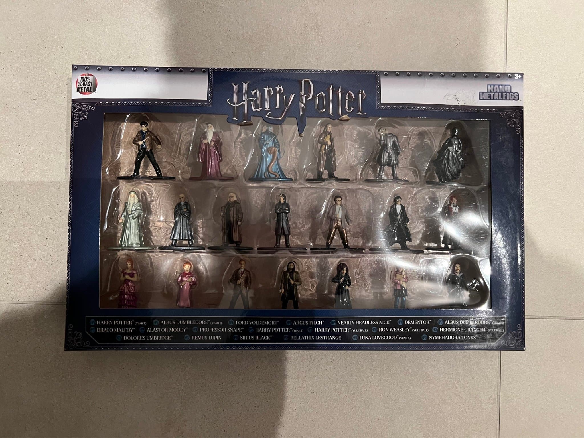 Nytt Harry Potter Nano Metalfigs Komplett Set 20 Figurer