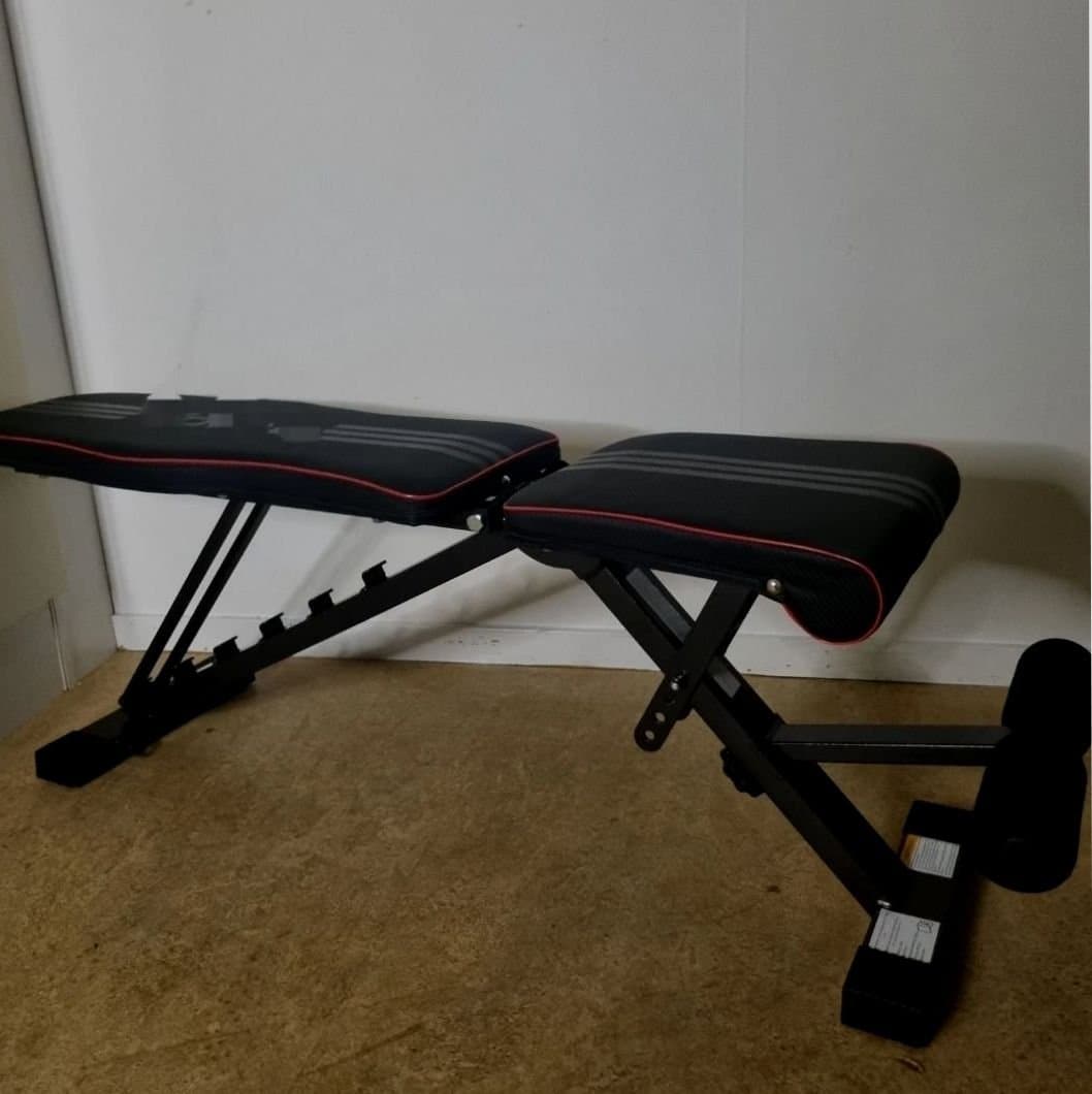 Träningsbänk Justerbar bänk – Hopfällbar –Stabil