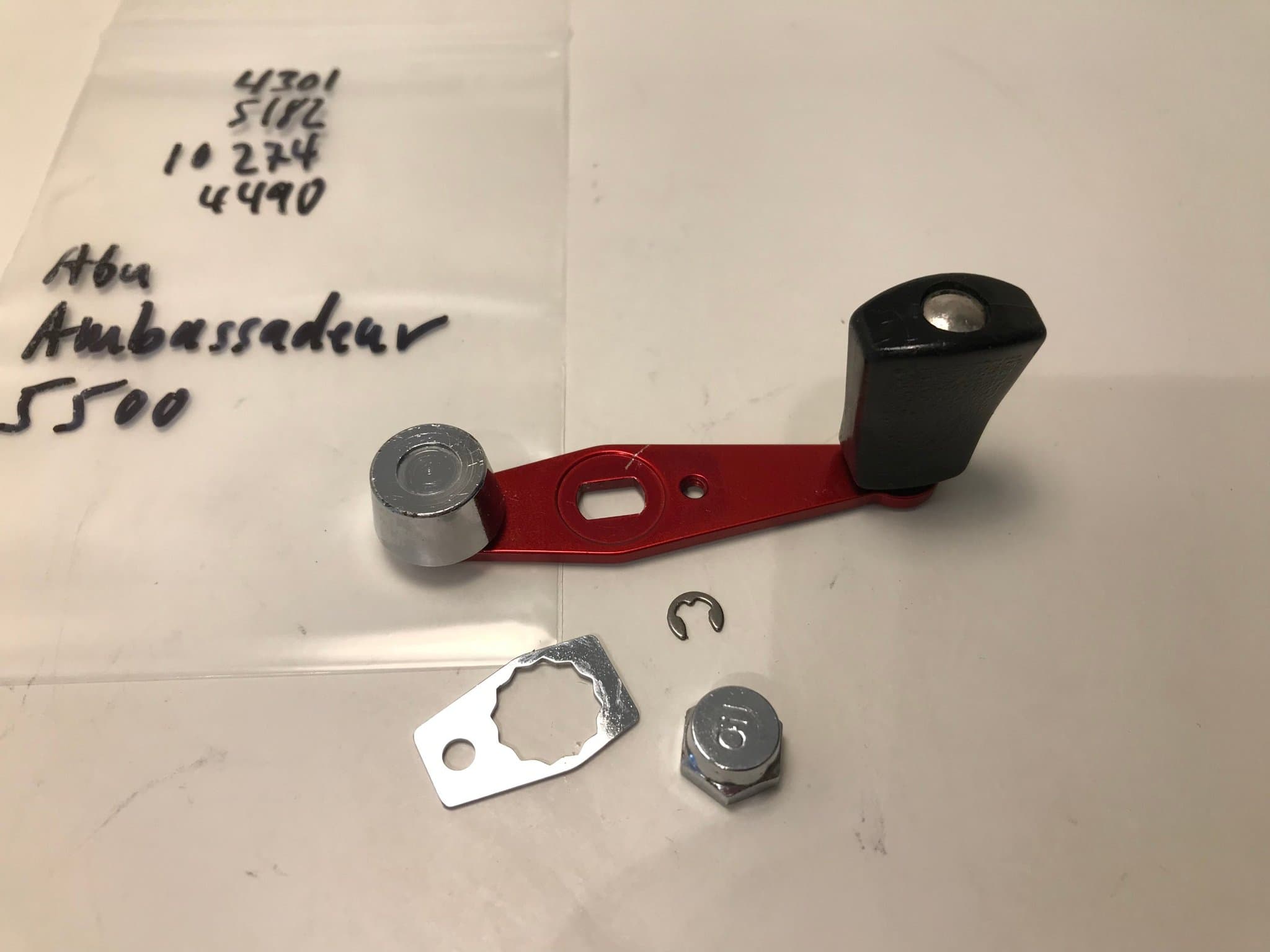 reservdel Abu Ambassadeur 5500, här: 4301,5182,10274,4490 vev