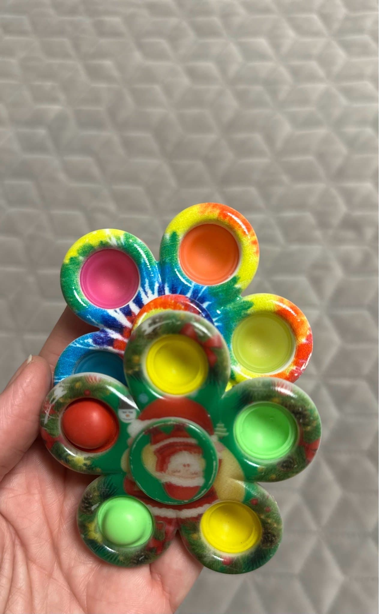 Fidget spinner pop-it, 2-pack