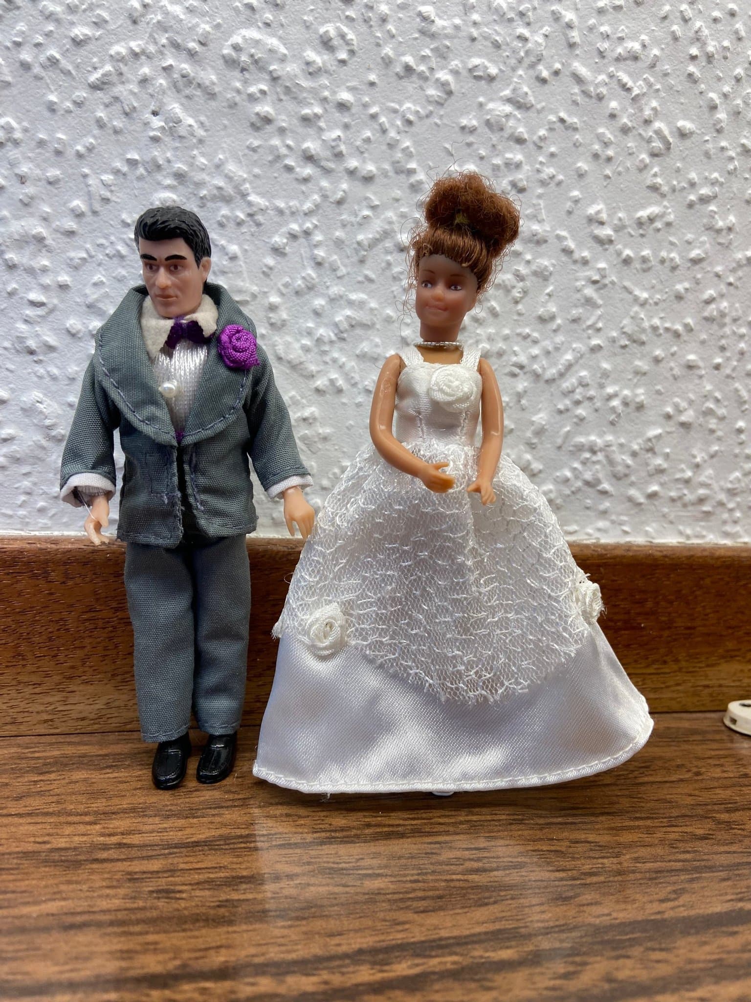 Lundby - Brudpar - Bröllop - Dockor - Dockskåp