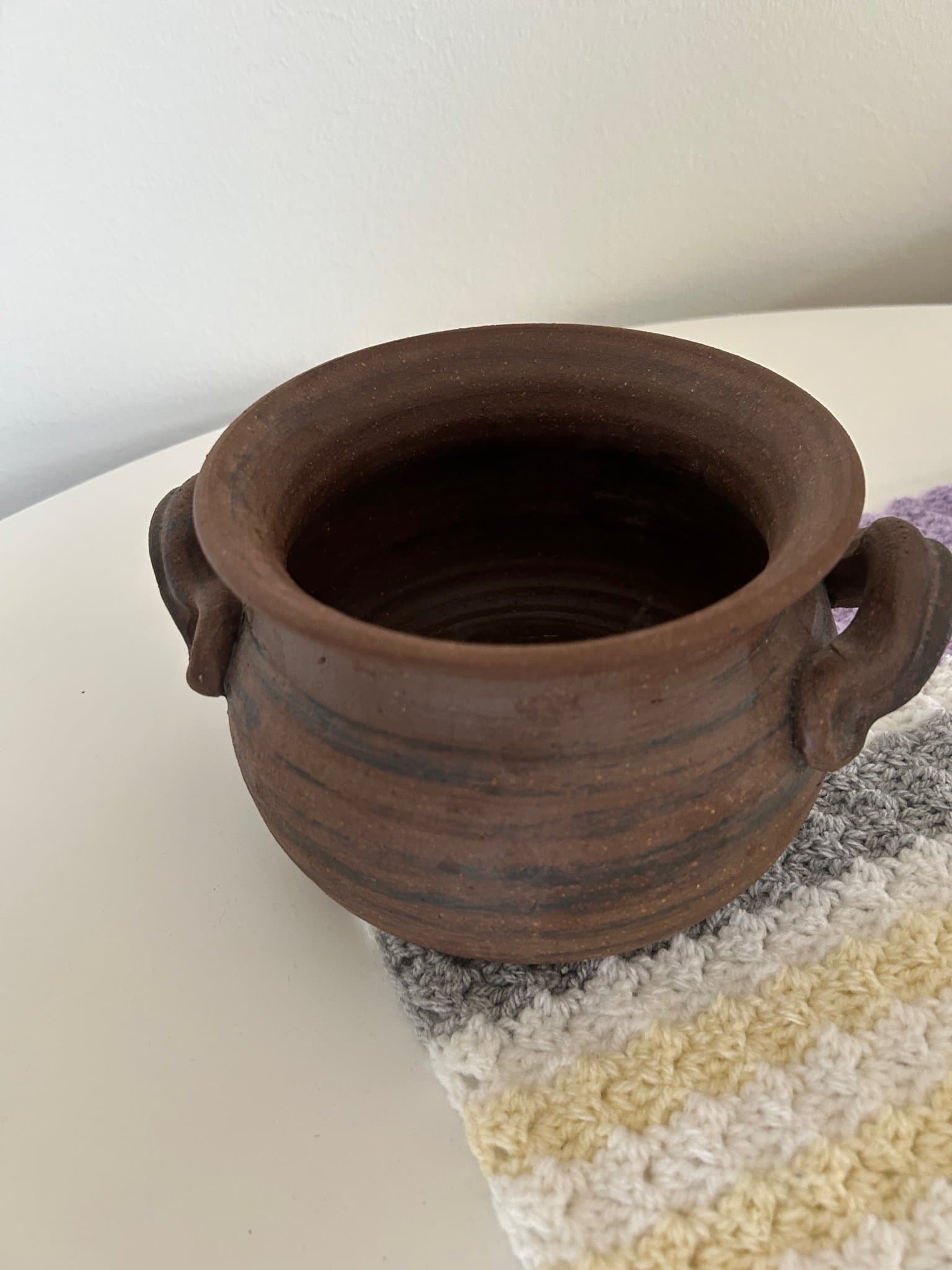 Kruka med handtag / dansk keramik