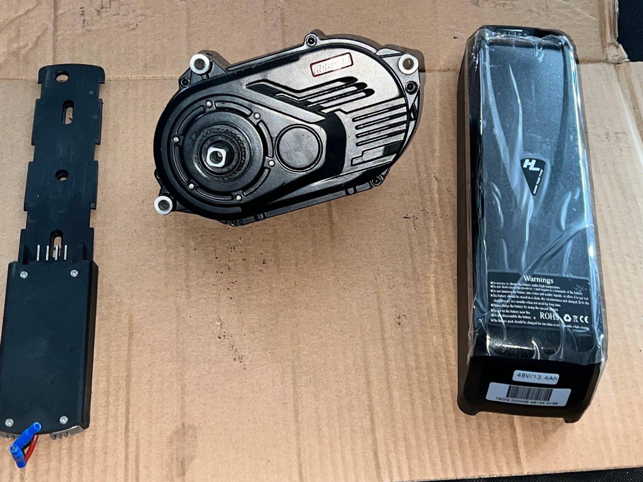 Ananda elcykelmotor och batteri 48volt