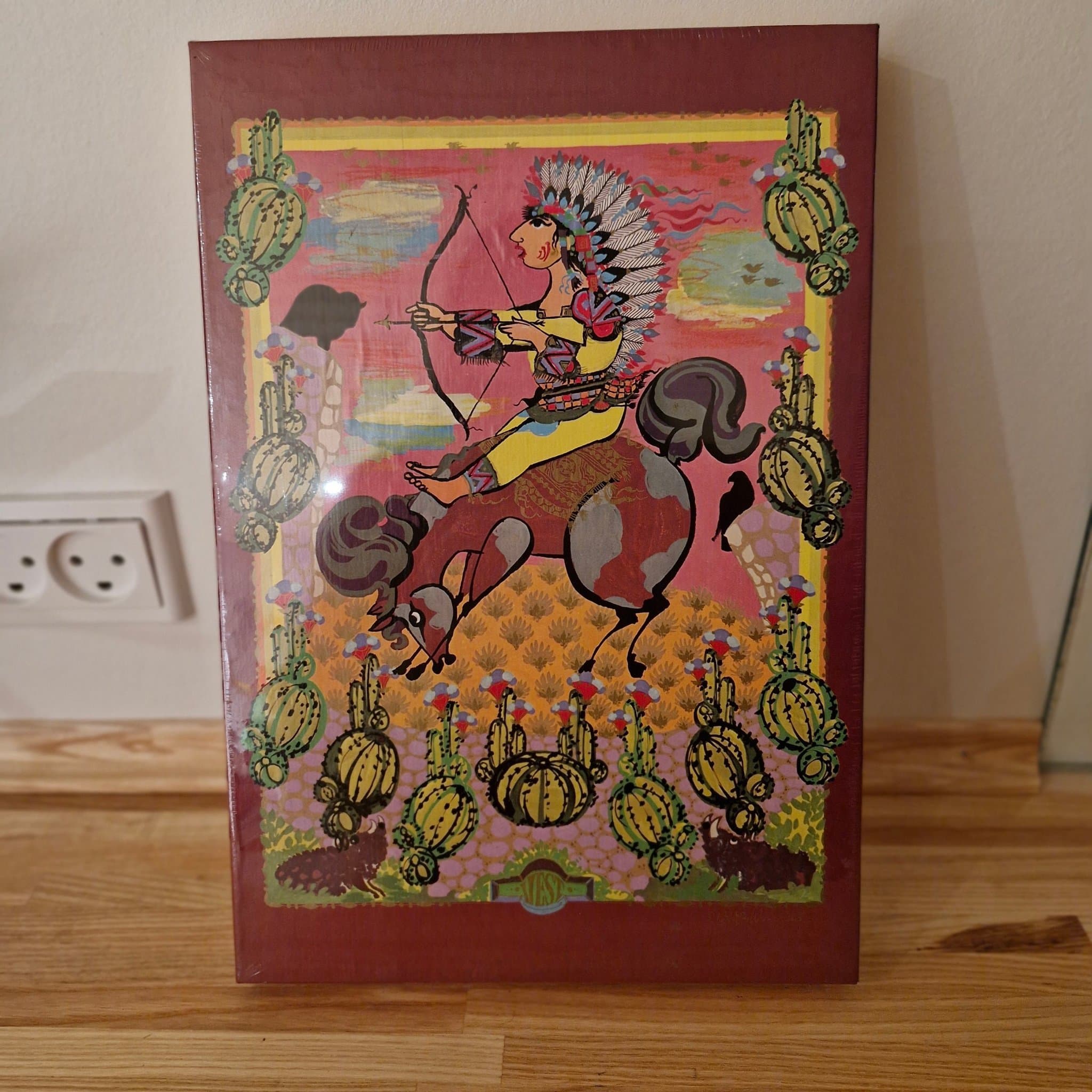 VEST Pussel OÖPPNAD. 500 bitar. Tecknad 1980 av Bjørn Wiinblad för IRMA.