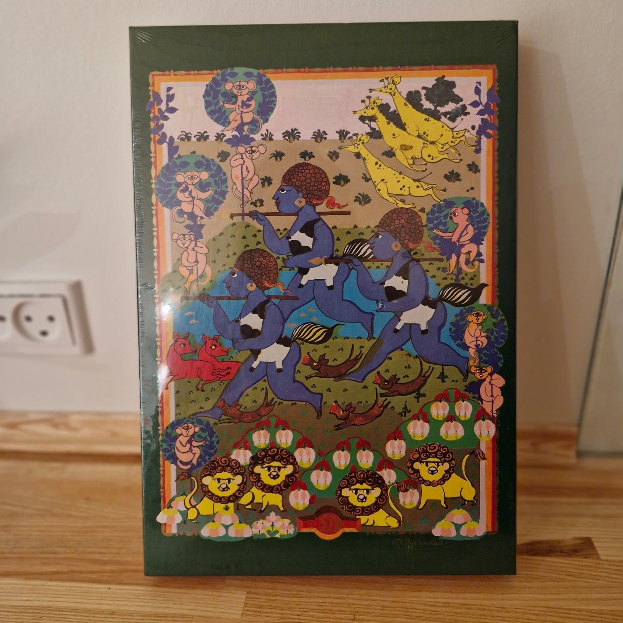 SYD Pussel OÖPPNAD. 500 bitar. Tecknad 1980 av Bjørn Wiinblad för IRMA.