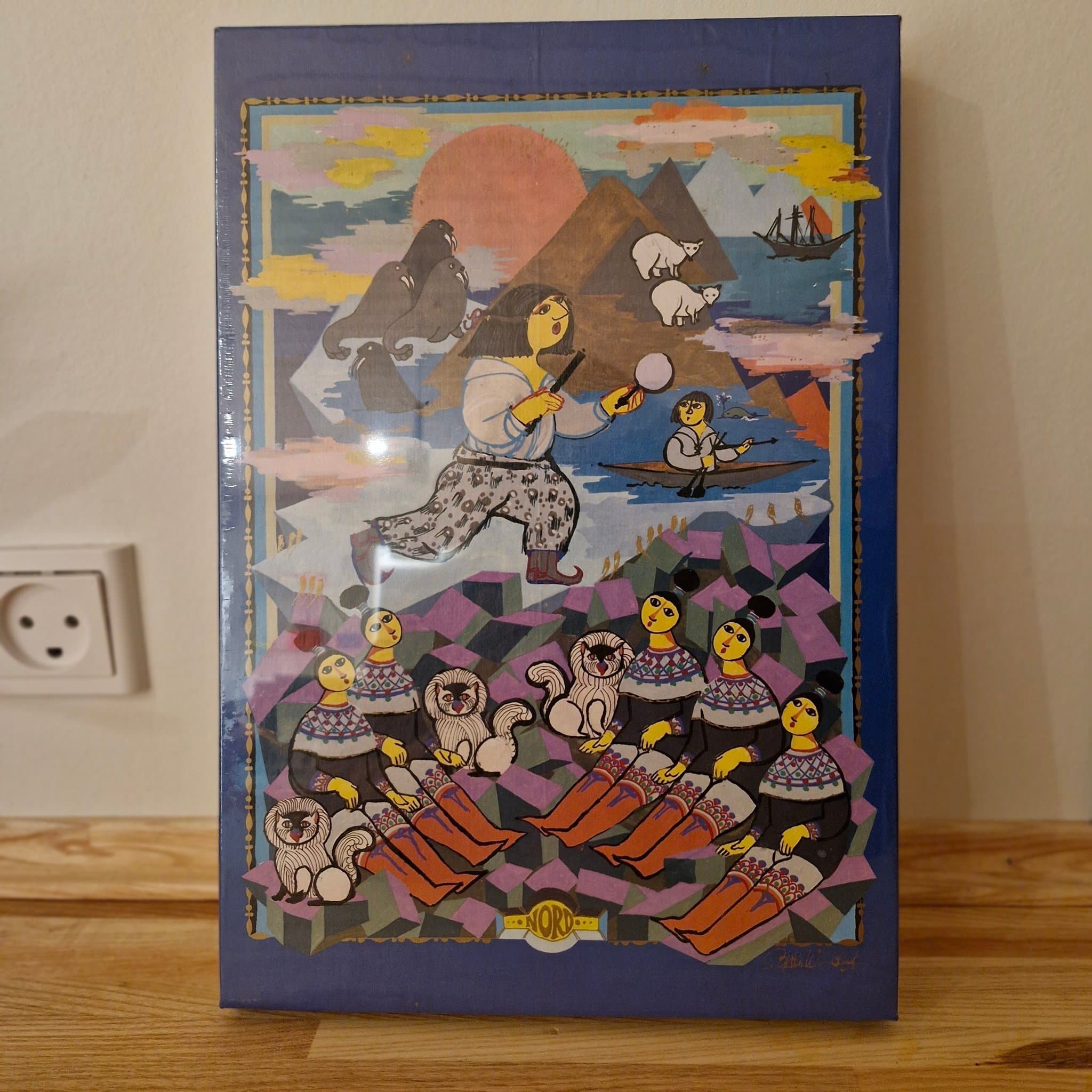 NORD Pussel OÖPPNAD. 500 bitar. Tecknad 1980 av Bjørn Wiinblad för IRMA.