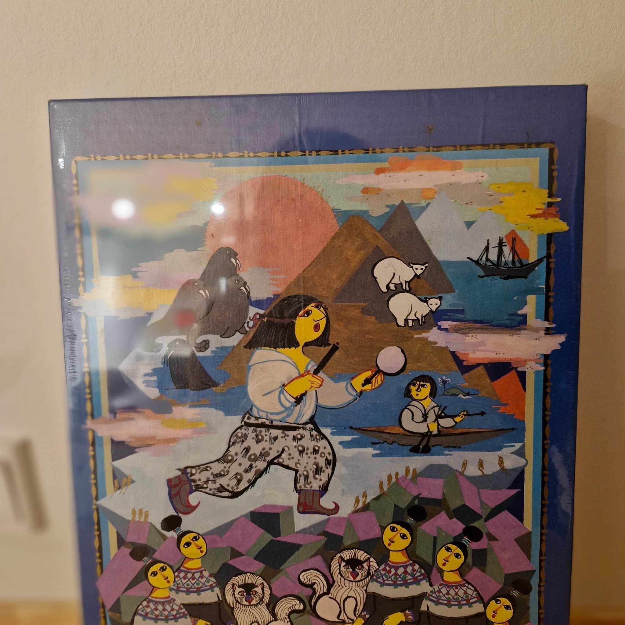 NORD Pussel OÖPPNAD. 500 bitar. Tecknad 1980 av Bjørn Wiinblad för IRMA.