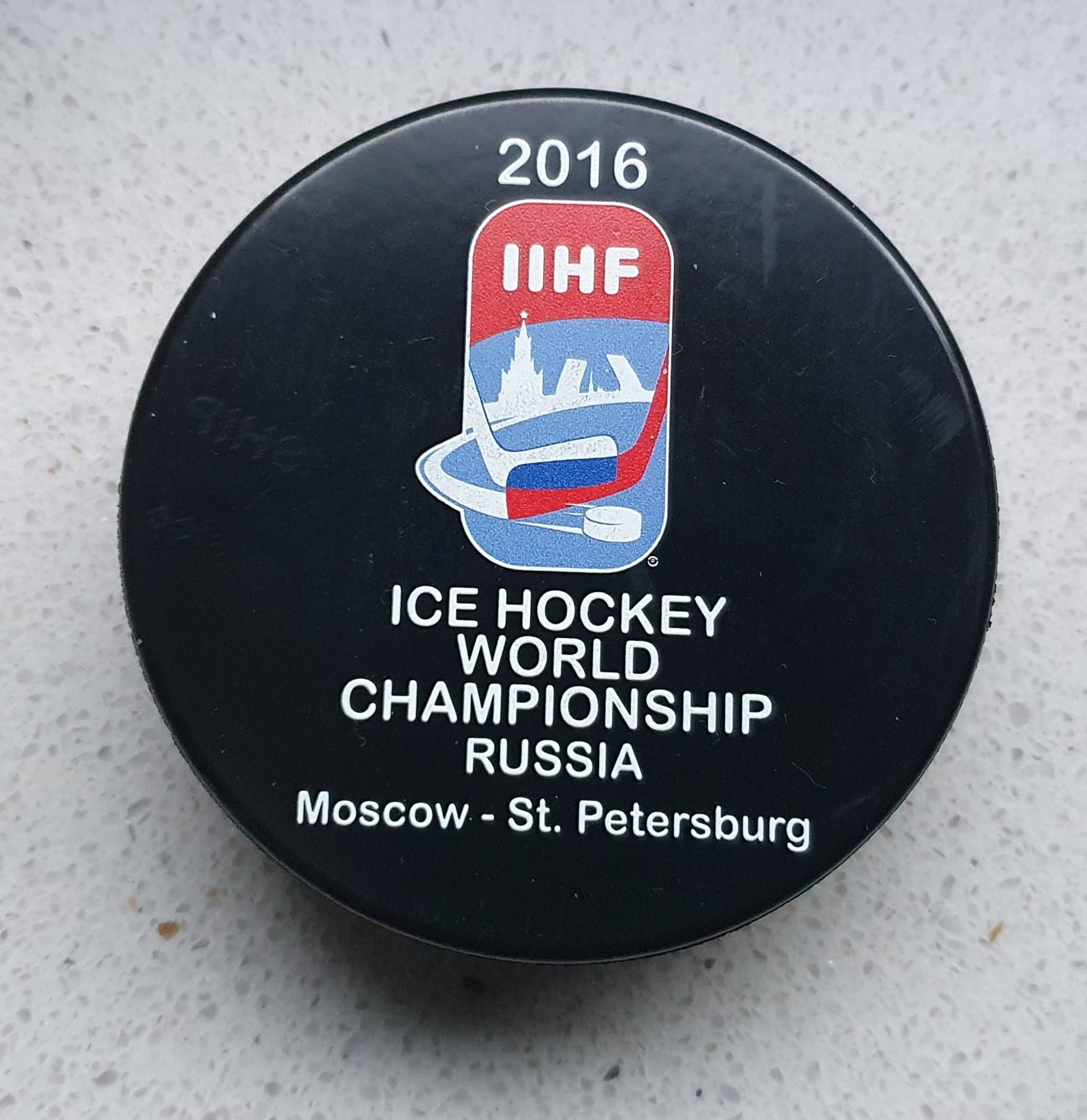 Ishockey Puck VM 2016, made in Tschechien Gufex