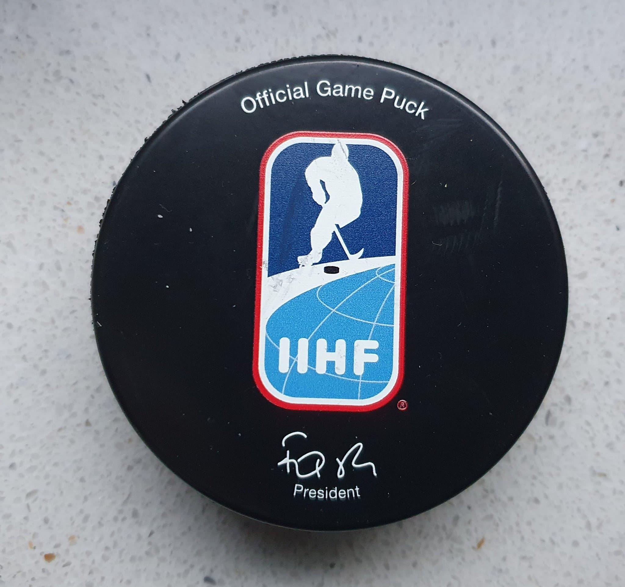 Ishockey Puck VM 2016, made in Tschechien Gufex
