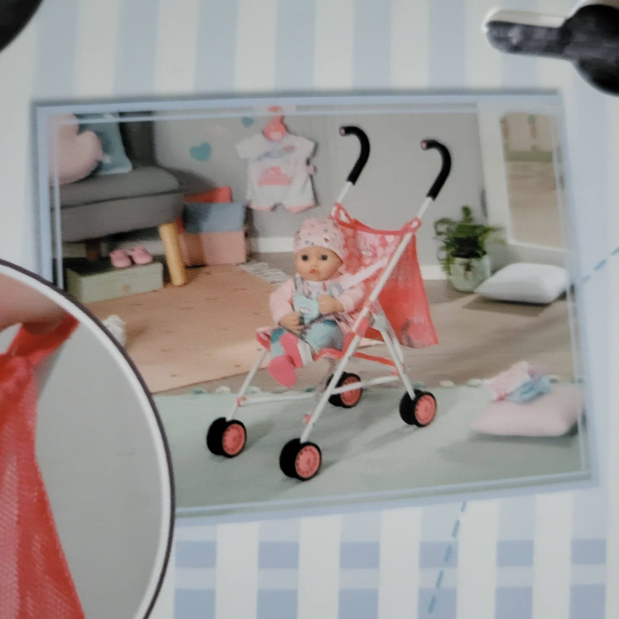 Fynd! Helt ny Dockstroller Baby Annabell, Dockvagn med Väska