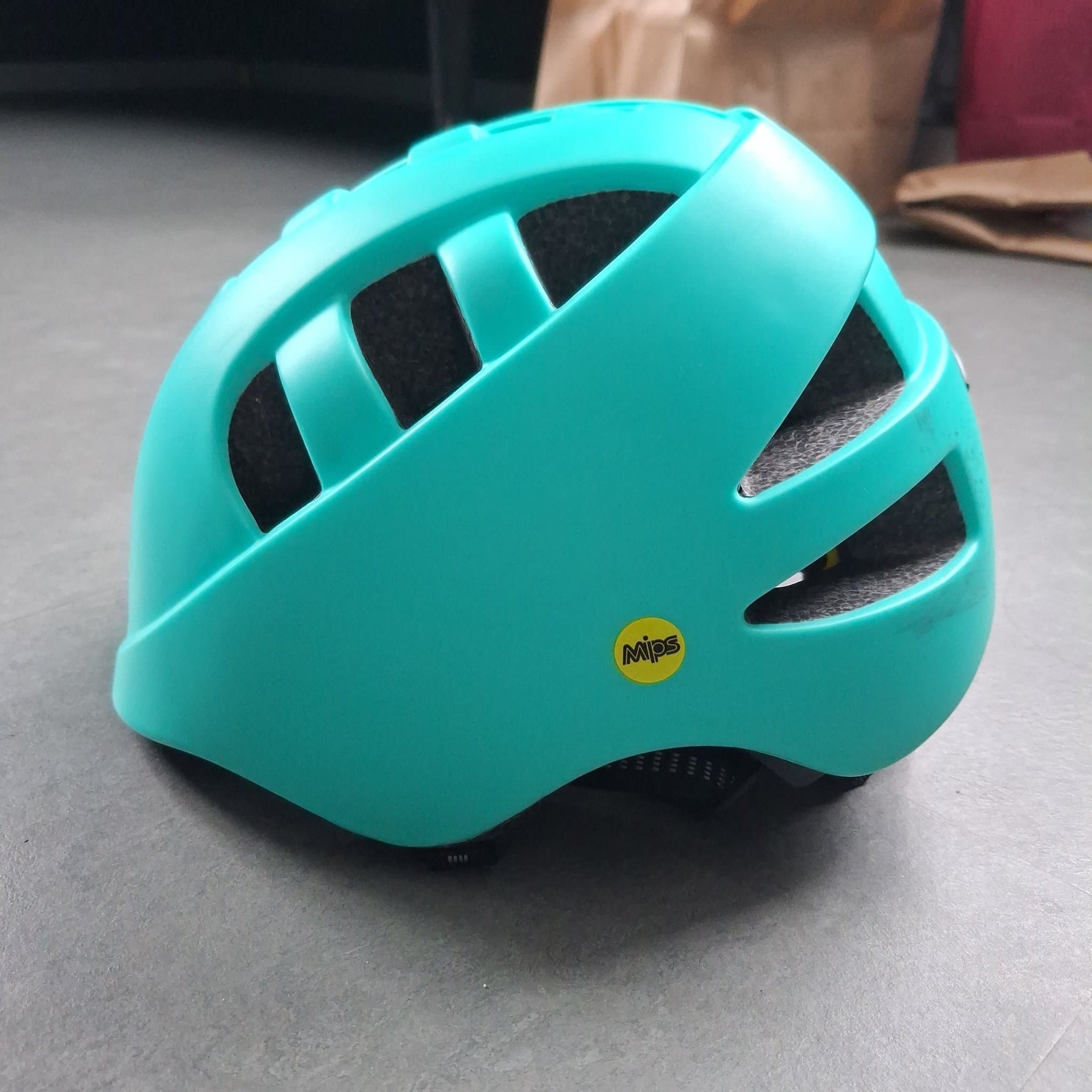 Cykelhjälm med MIPS, turkos, storlek M