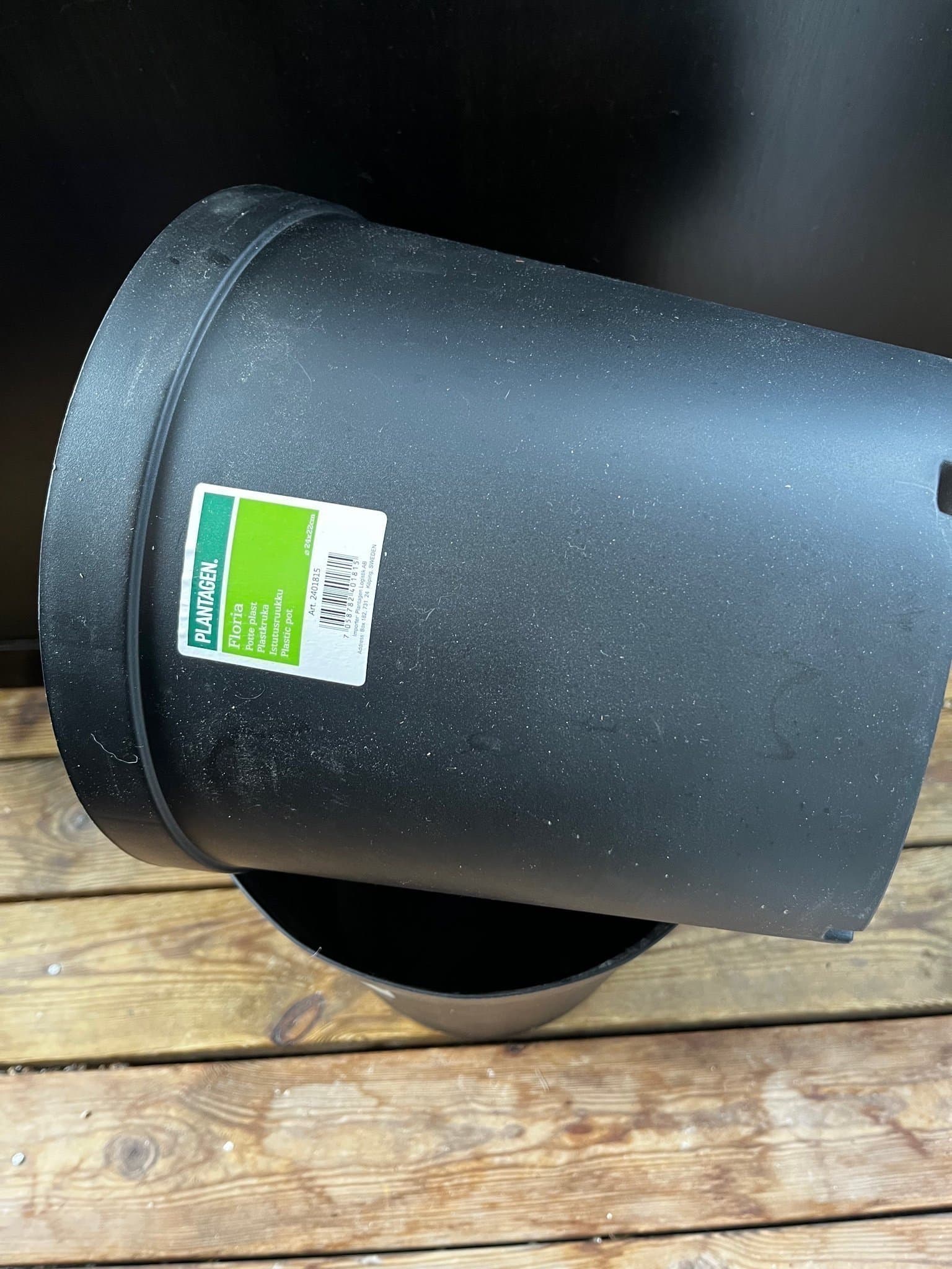 2 st. Plantagen Floria Plastkrukor