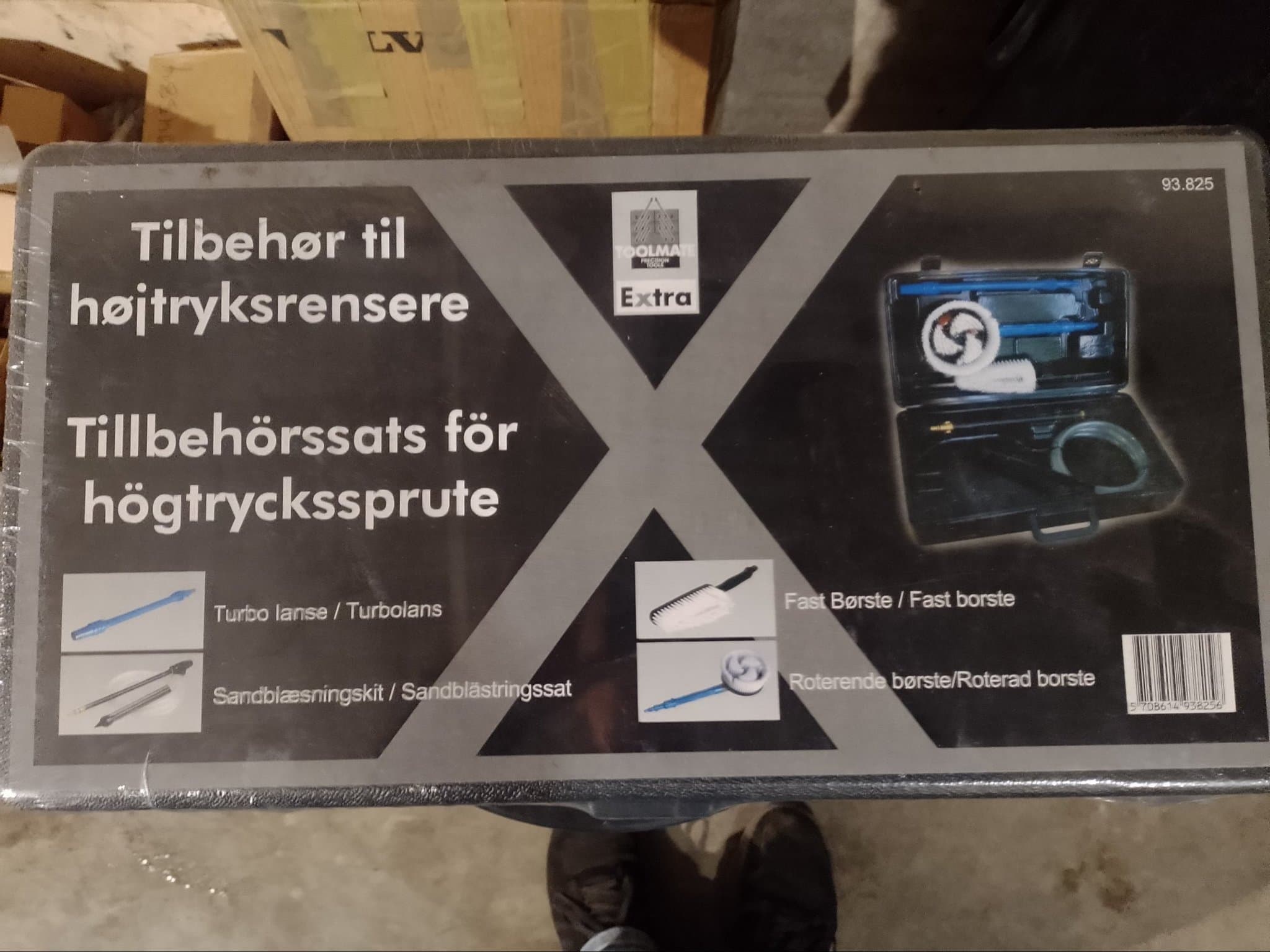 Tillbehörssats för högtryckstvätt