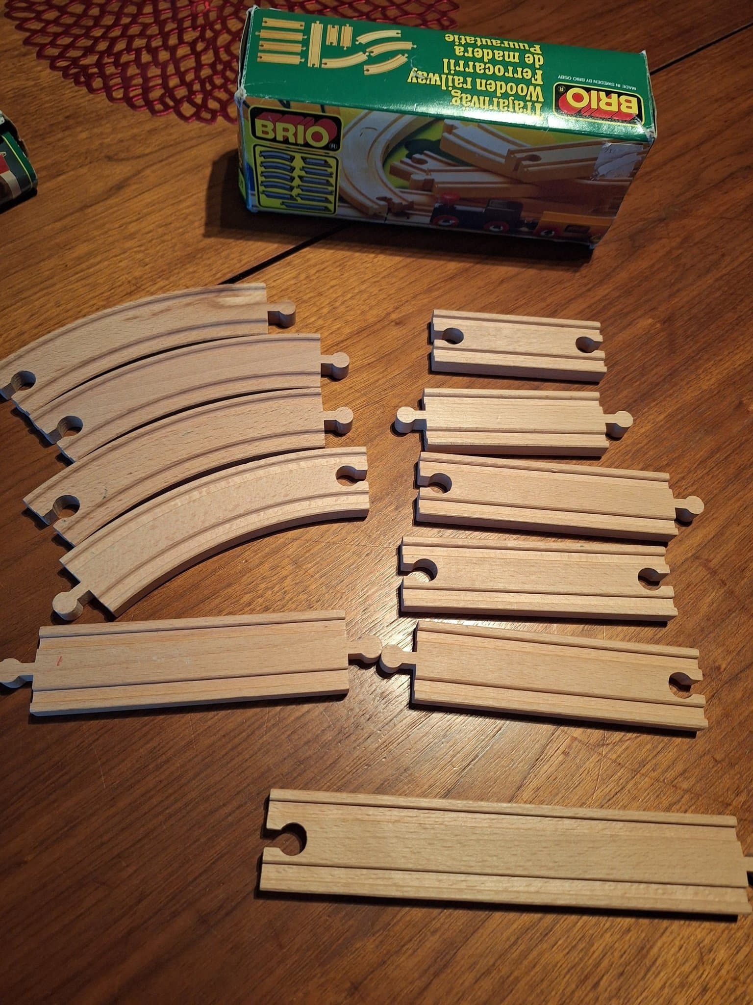 BRIO Träjärnväg Komplementskenor 33343