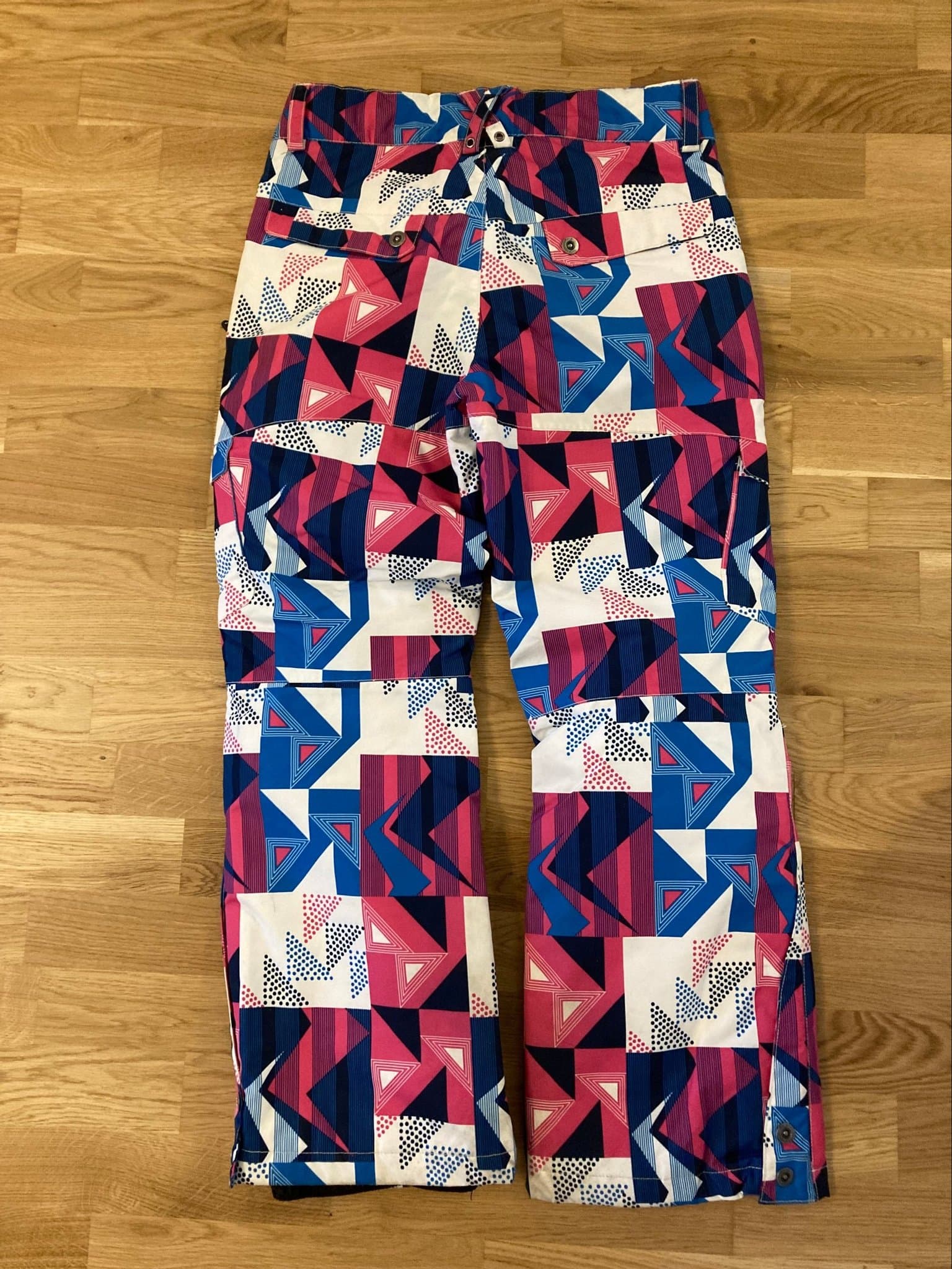 Stuff flerfärgade skidbyxor, storlek 158/164