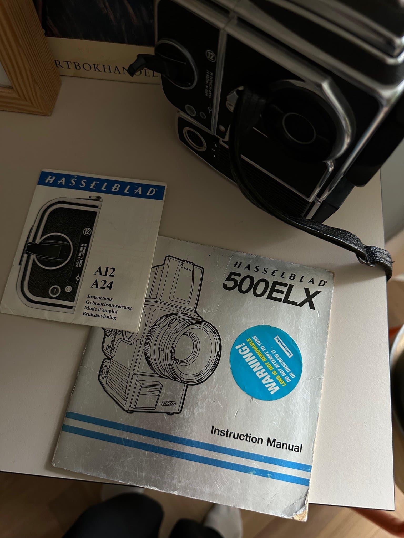 Hasselblad 500ELX mellanformatskamera a12 magasinet