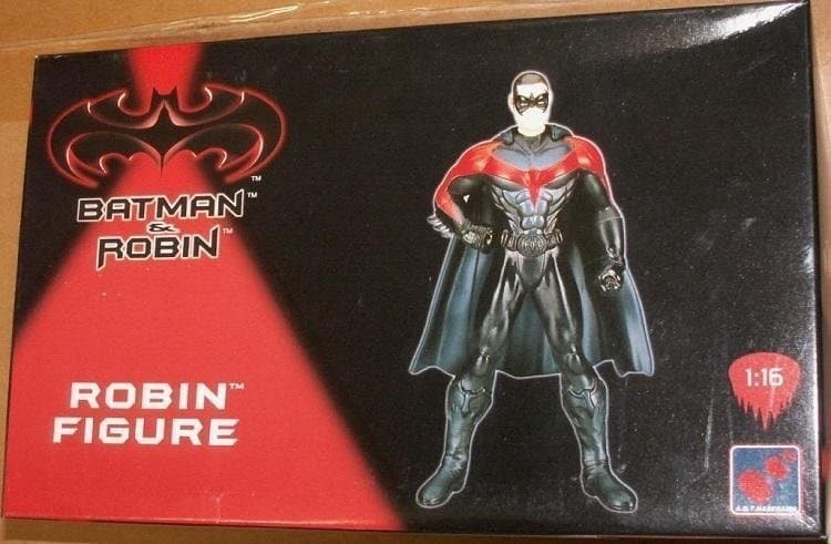 BATMAN AND ROBIN 4 FIGURER Hasegawa 1/16 OÖPPNAD