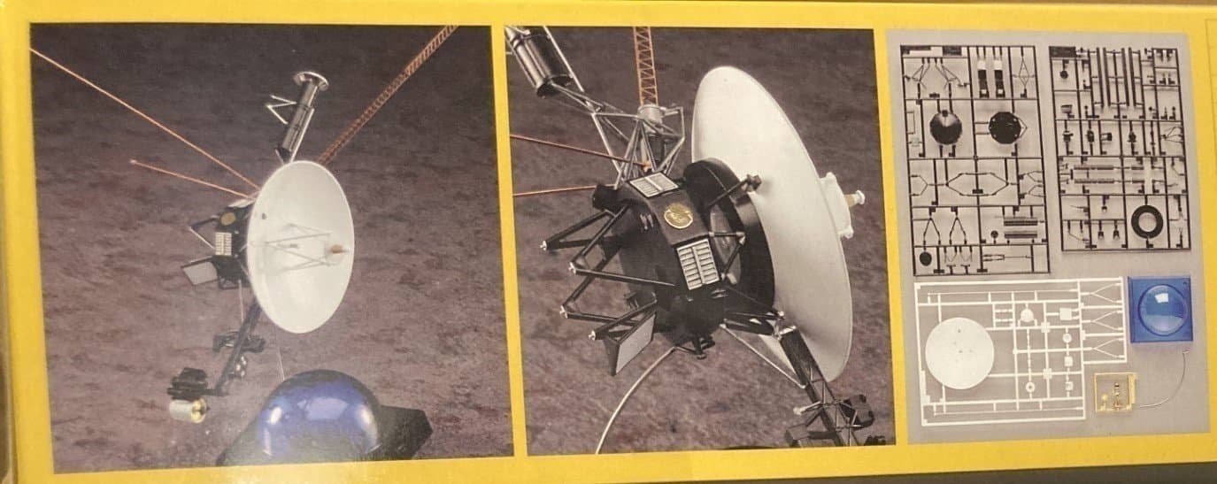 Unmanned Space Probe Voyager 1/48 HASEGAWA OÖPPNAD