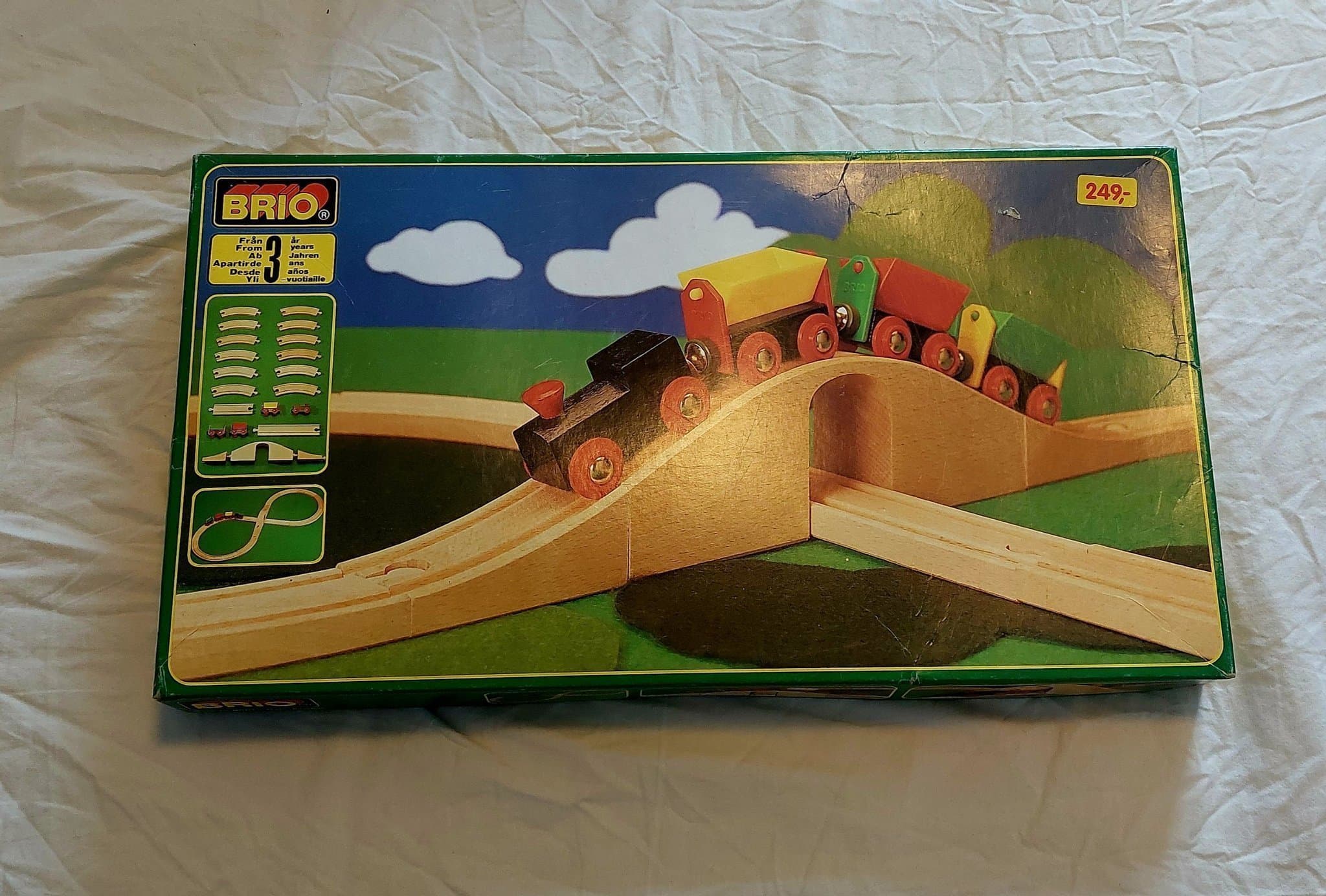 BRIO Tågbana 33125 Vintage 1980 tal Orginal Låda