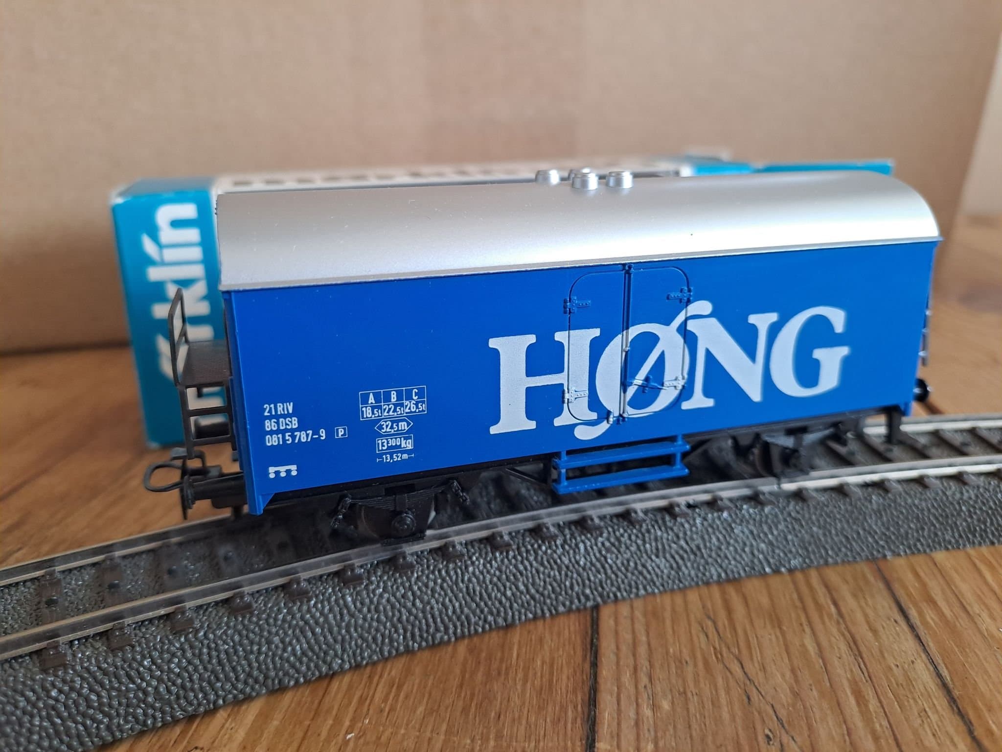 Märklin 4415, DSB 2-axlig godsvagn "Höng", nyskick