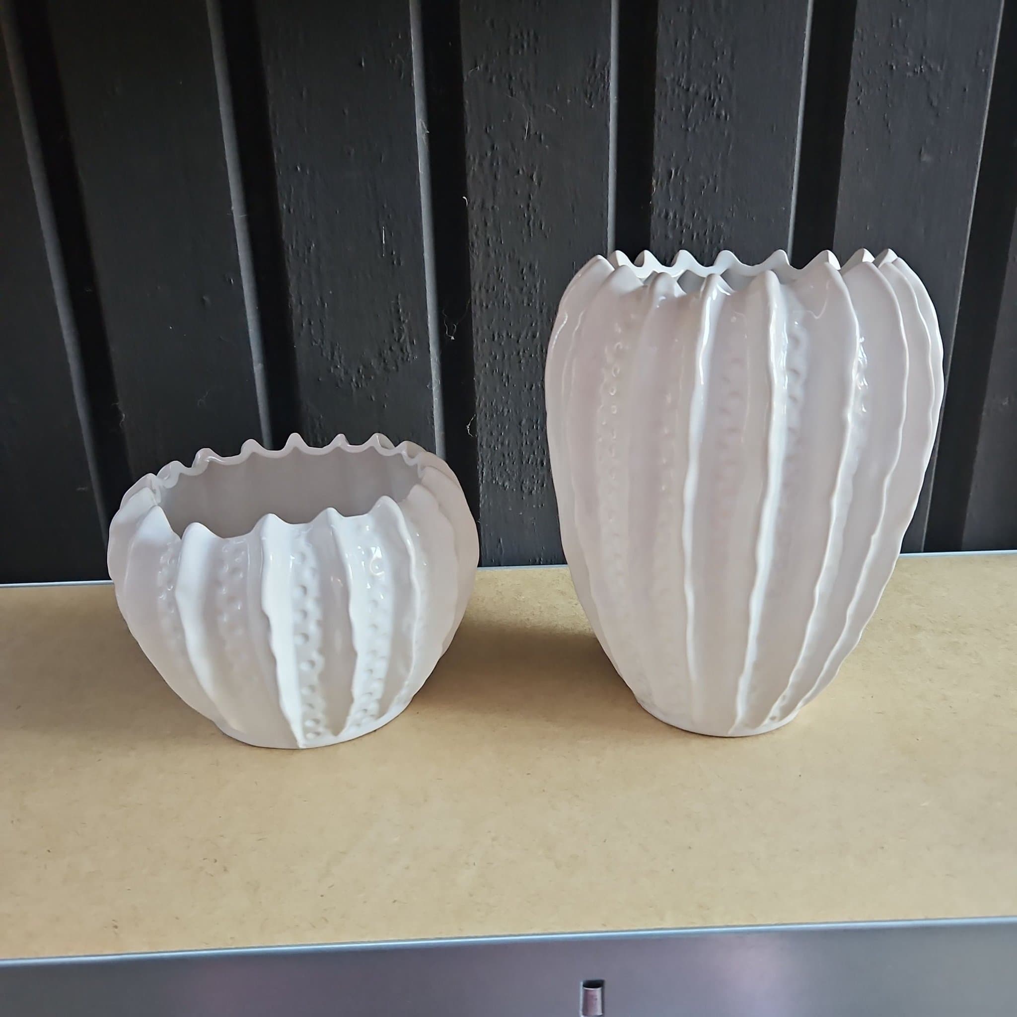 Vaser i keramik, 2 st