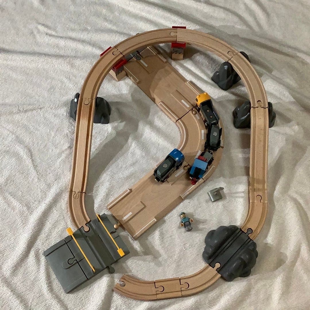 BRIO Rail & Road Loading set, World 33210 Järnväg- Och Väglastset