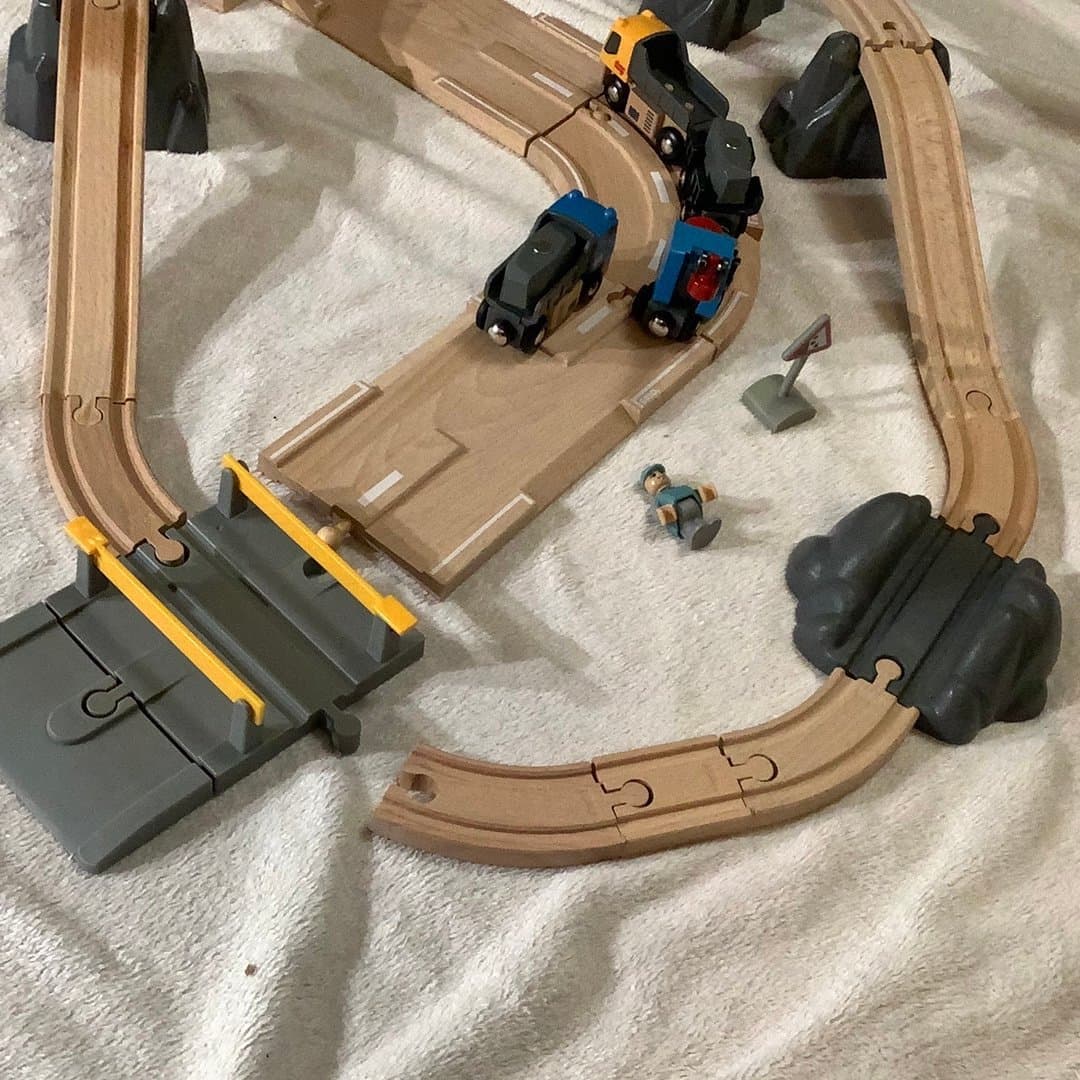BRIO Rail & Road Loading set, World 33210 Järnväg- Och Väglastset
