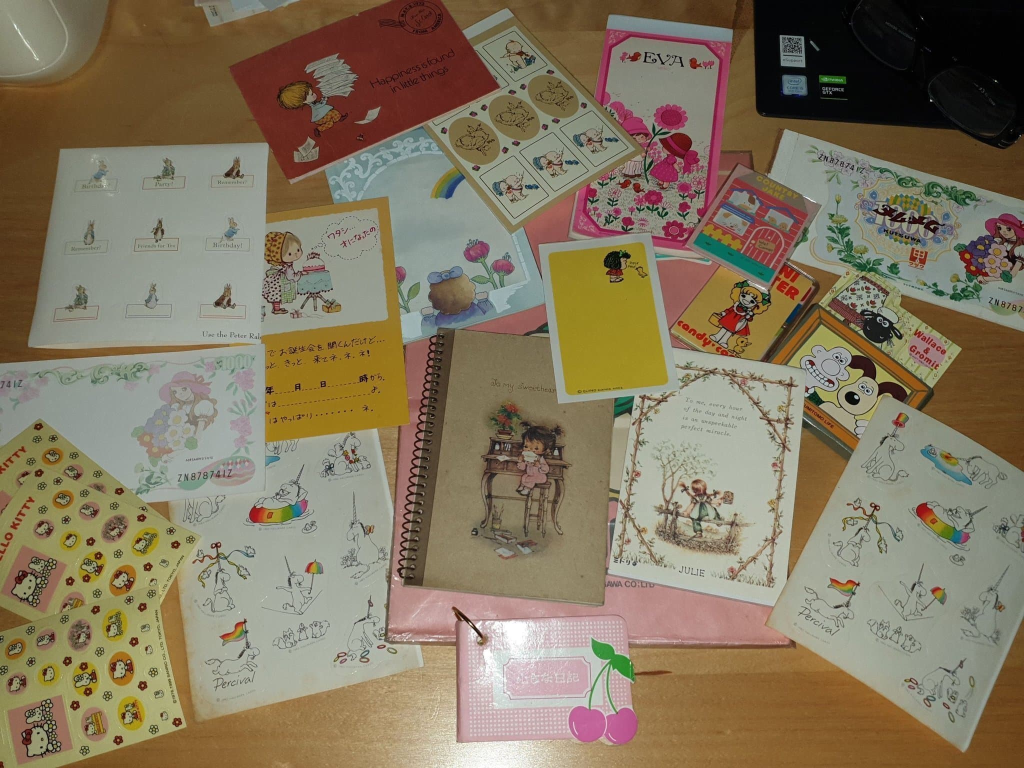 REA SALE Vintage retro stationery trinkets pyssel stickers seal scrapbooking