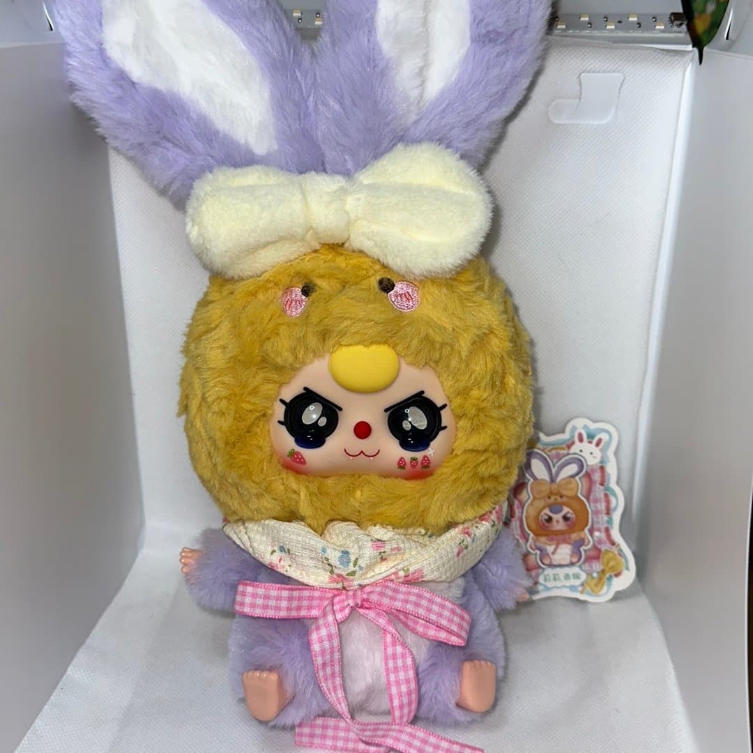 Lilyrabbit Town Baby Three gosedjur (Speciellt Ögon) A