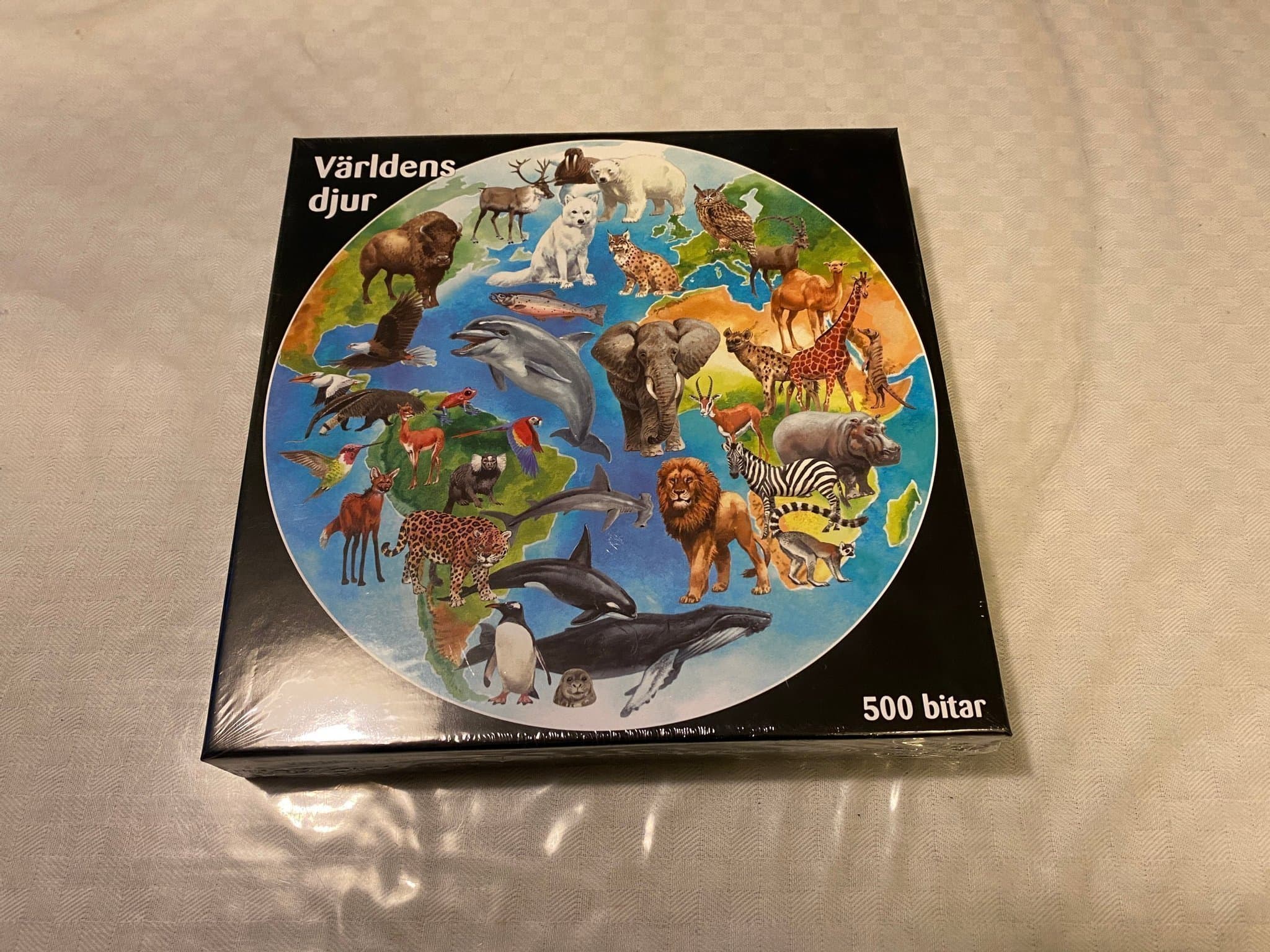 Nytt inplastat " WWF " Pussel Världens djur 500 av James Hamilton