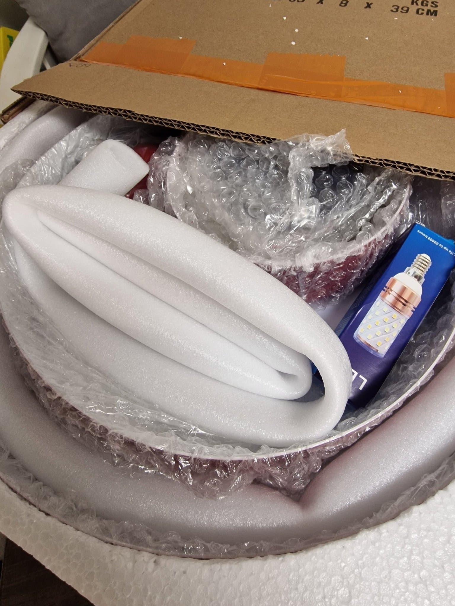 Röd Nordic Macaron Bauhaus Design Pendant Light