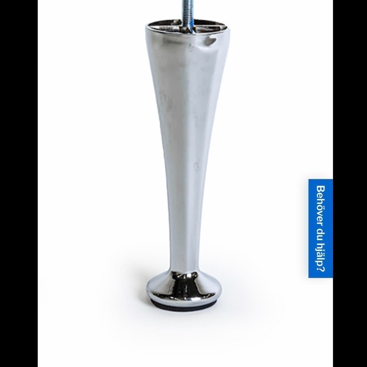 Sängben Atlas Krom 18 cm 4-pack