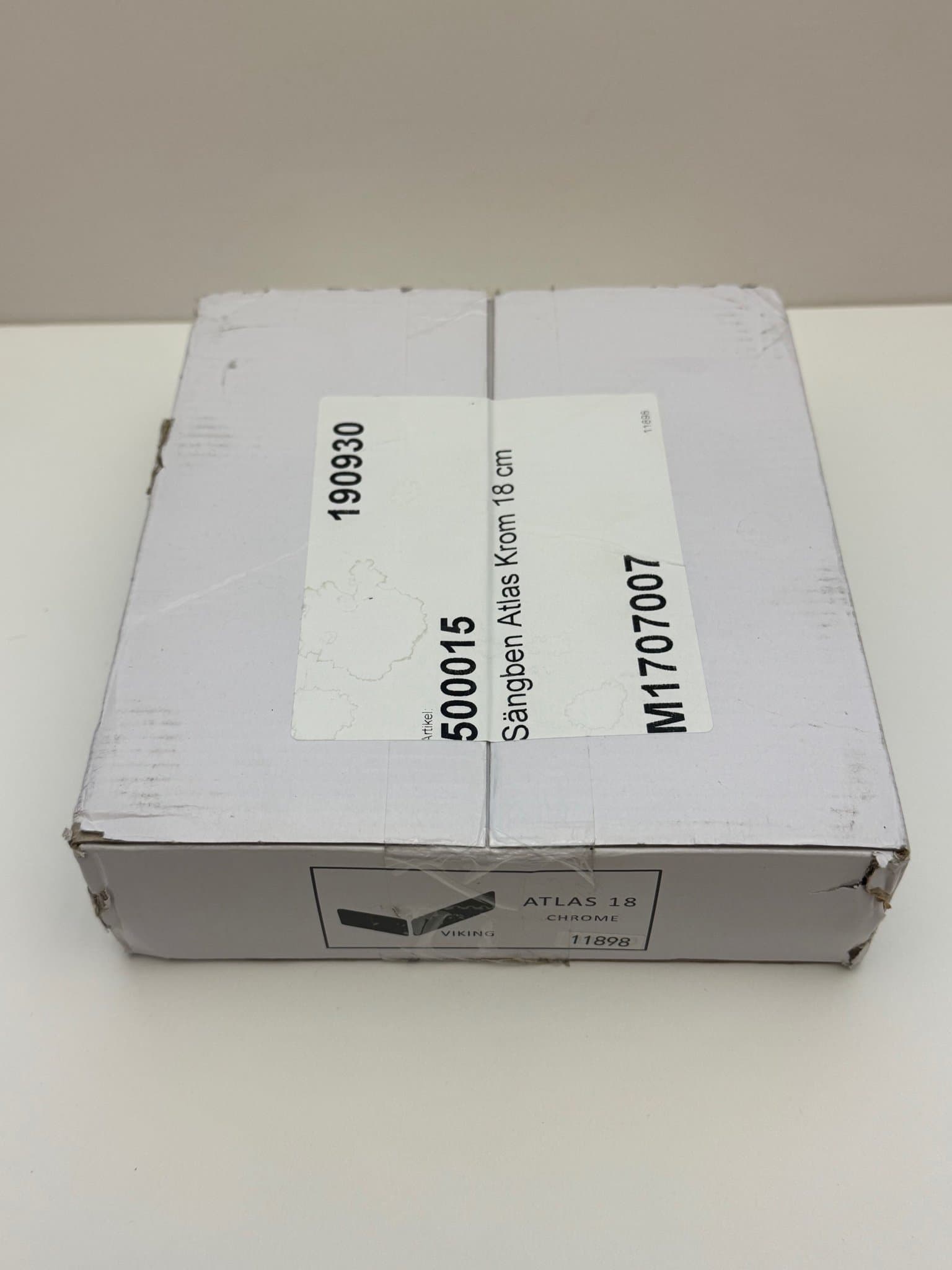 Sängben Atlas Krom 18 cm 4-pack