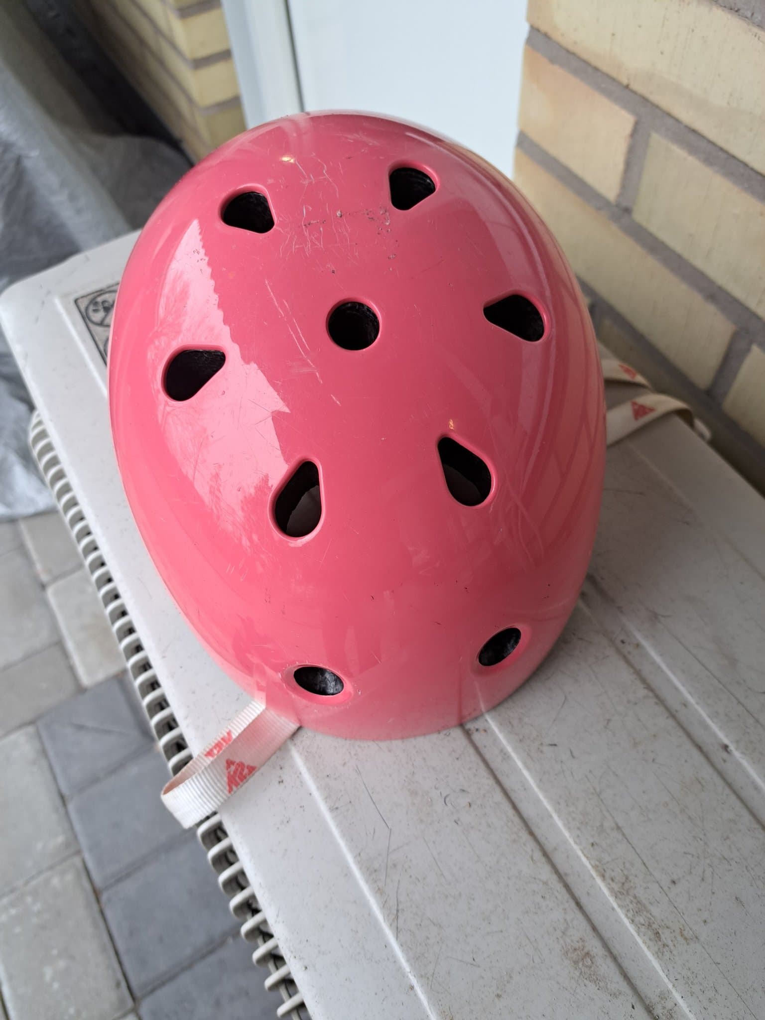 Cykelhjälm Skatebordshjälm för barn, rosa