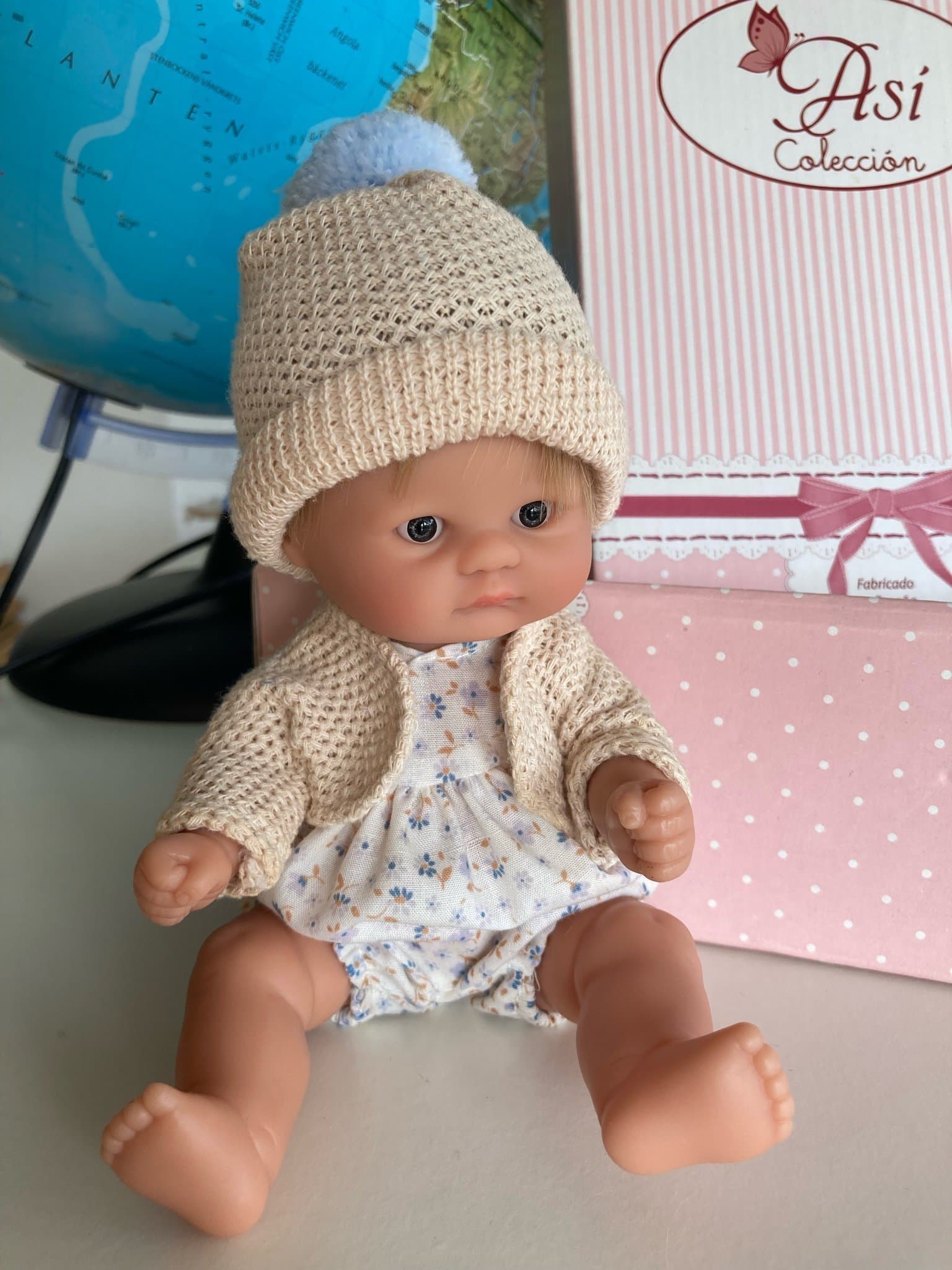 Así doll docka, 20 cm, julklapp