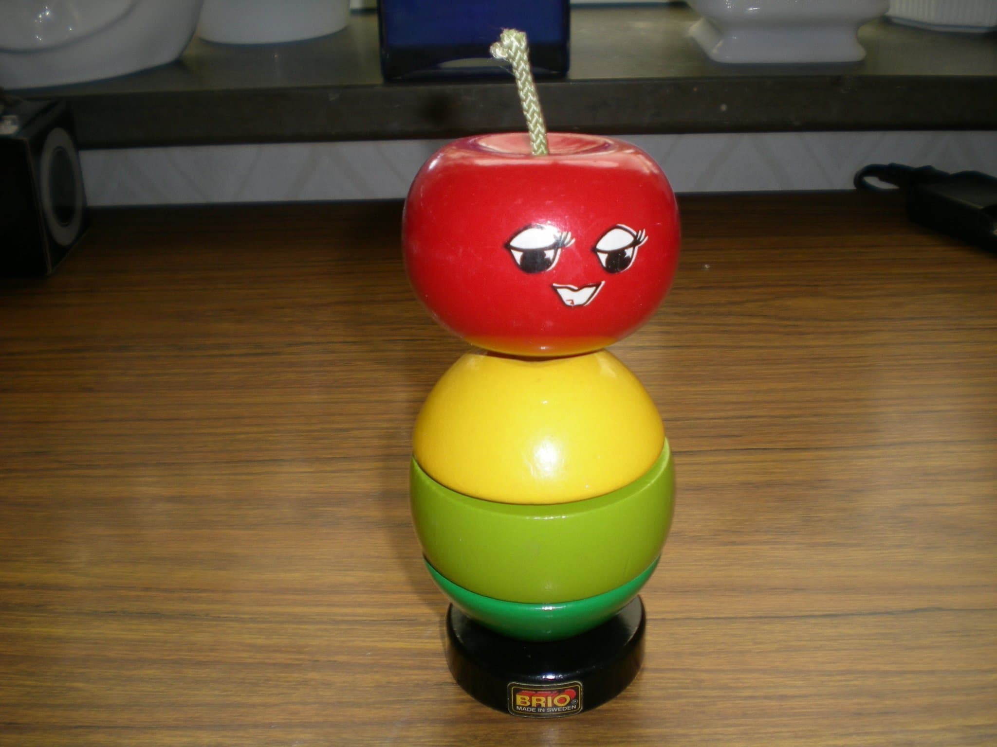BRIO Stapelleksak Äpple Samlasrsak Ovanlig