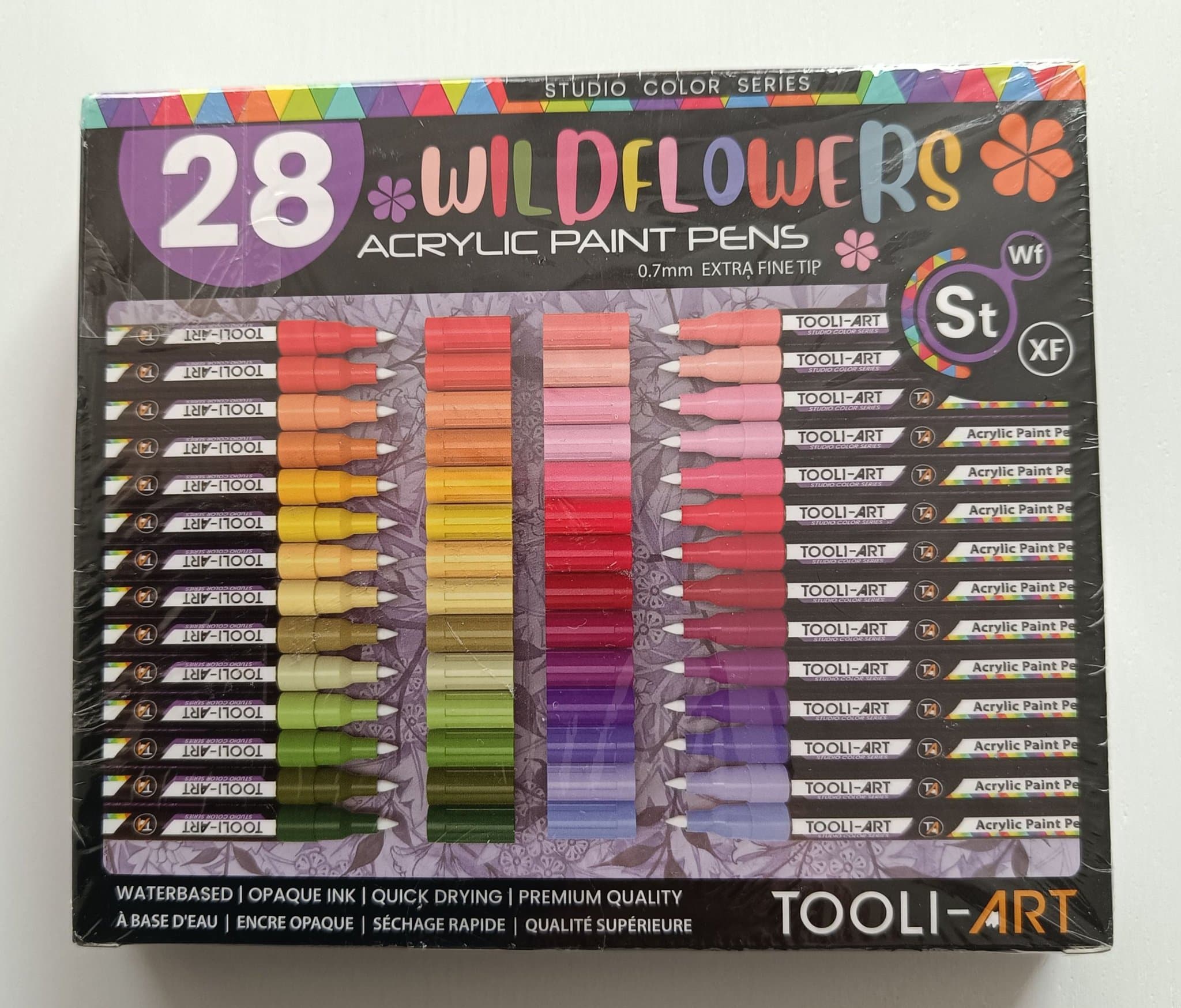 Akrylfärgpennor TOOLI-ART 28 st ordinarie 500:-