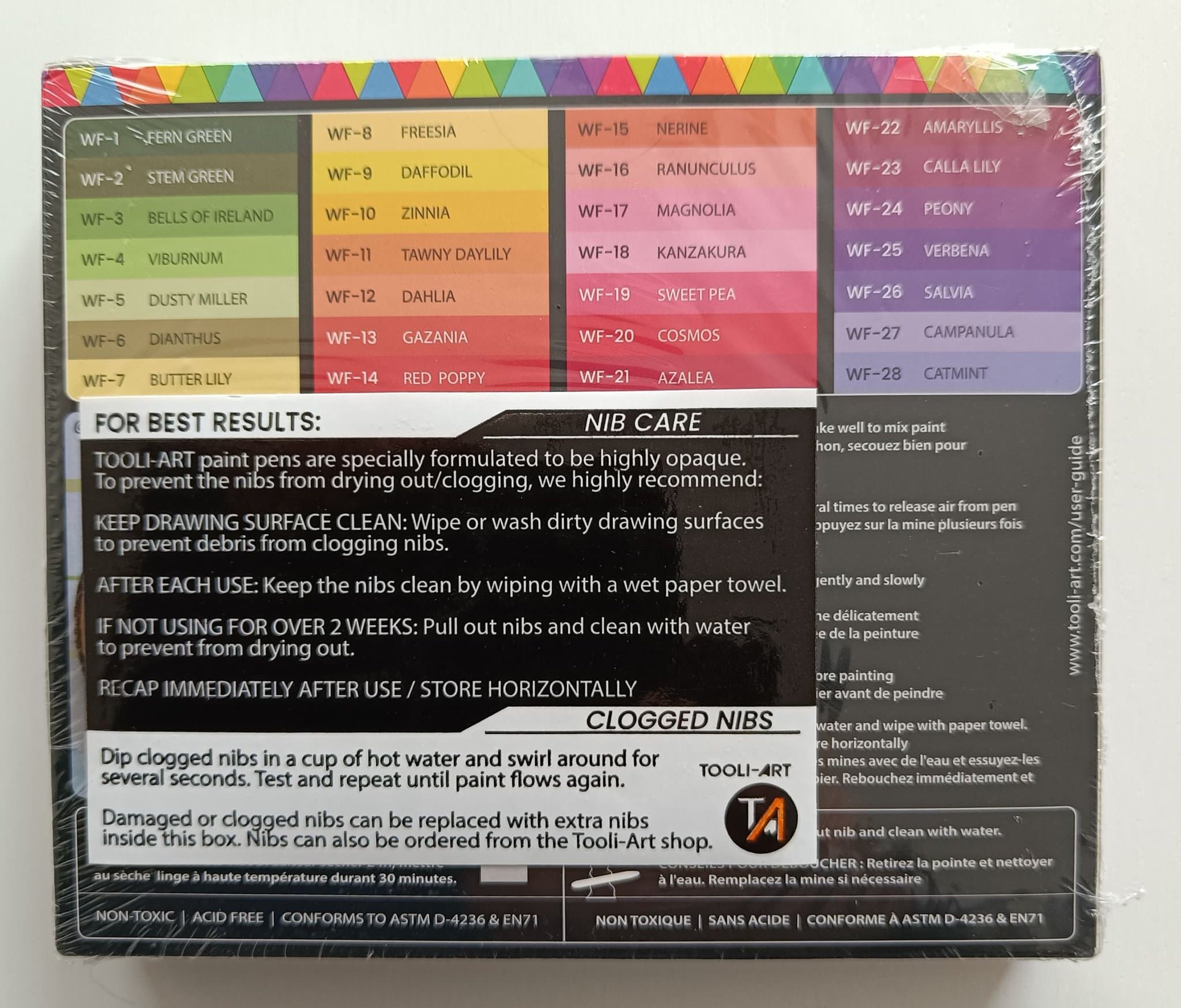 Akrylfärgpennor TOOLI-ART 28 st ordinarie 500:-