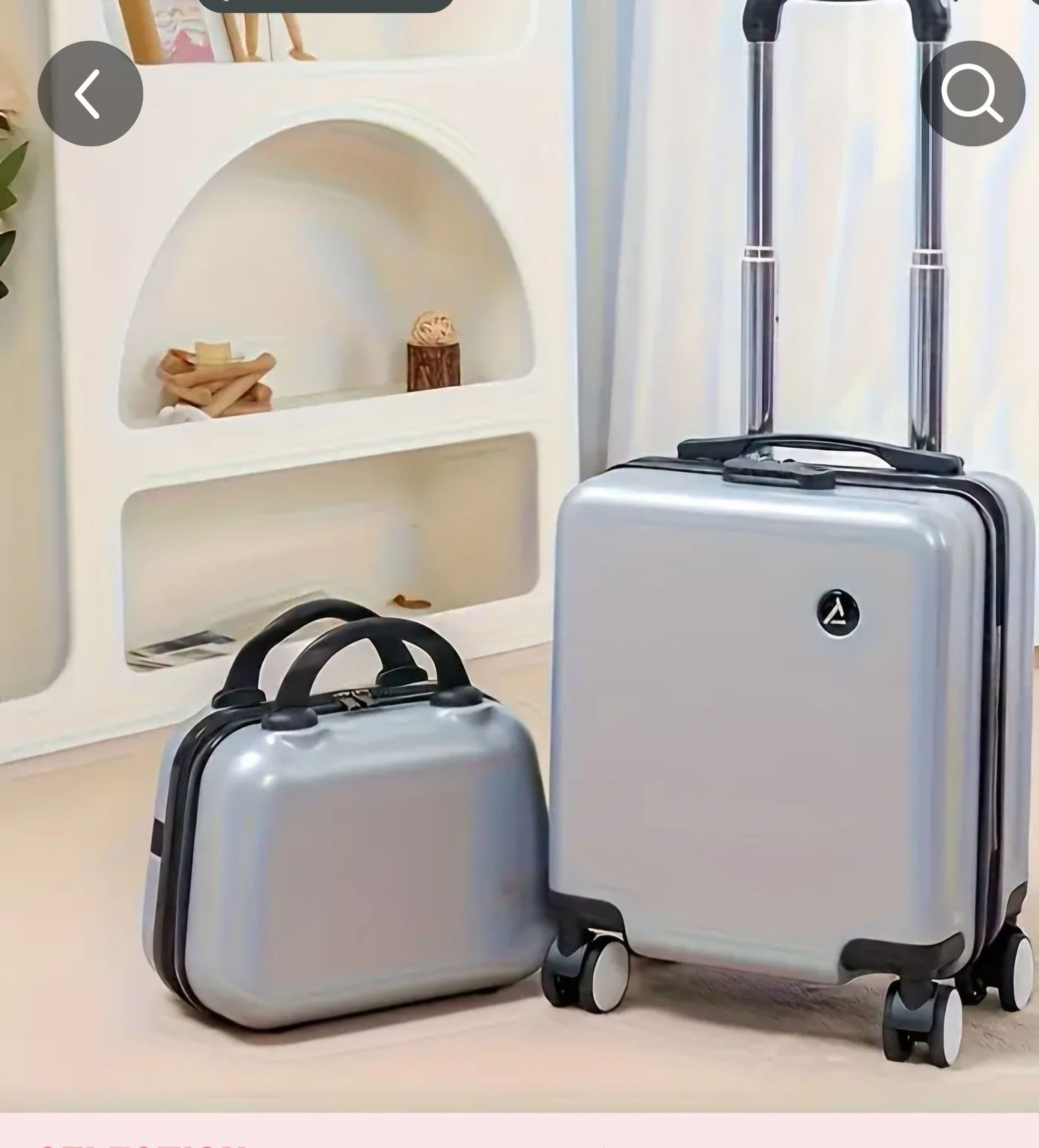 2 st reseväska oanvänd med orginal förpackning