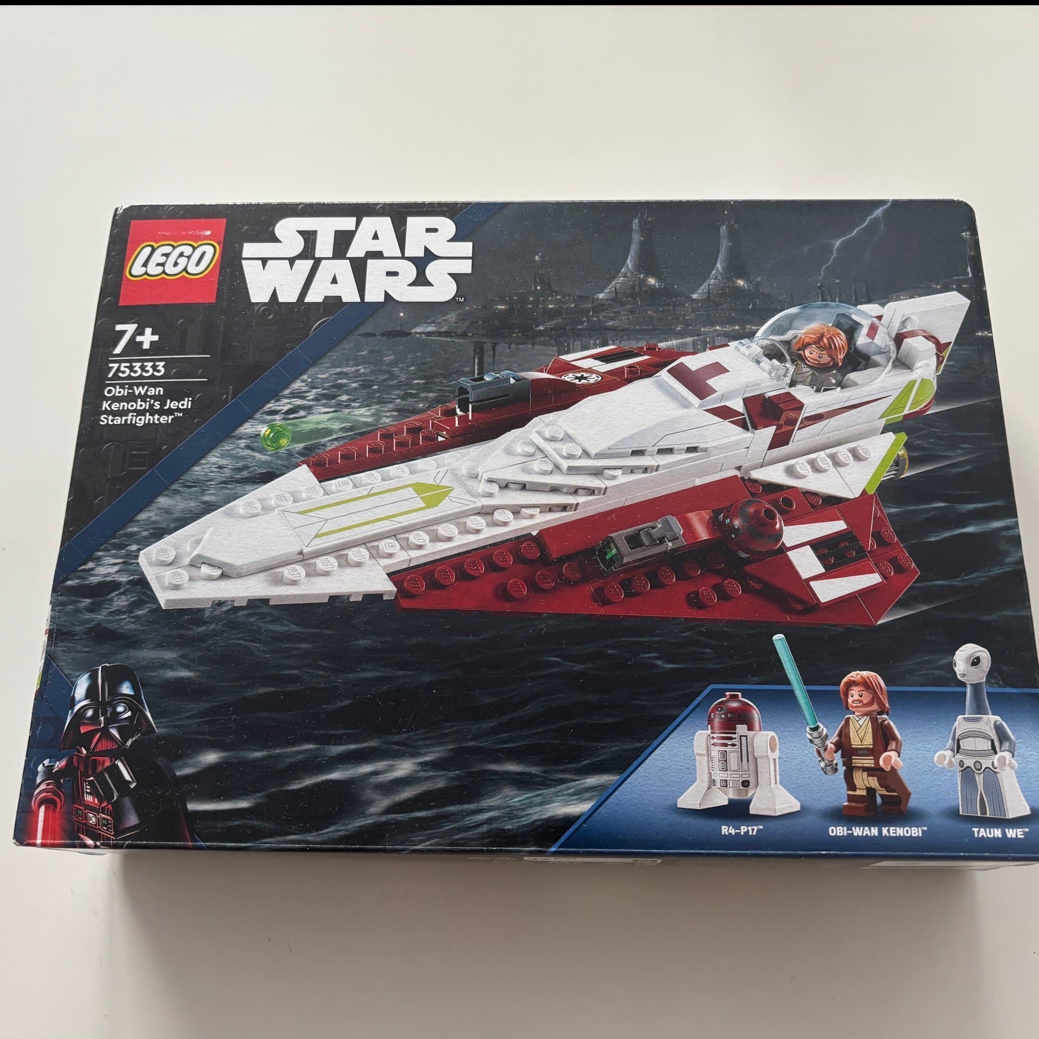 Helt Nytt LEGO 75333 Star Wars Obi-Wan Kenobis Jedi Starfighter