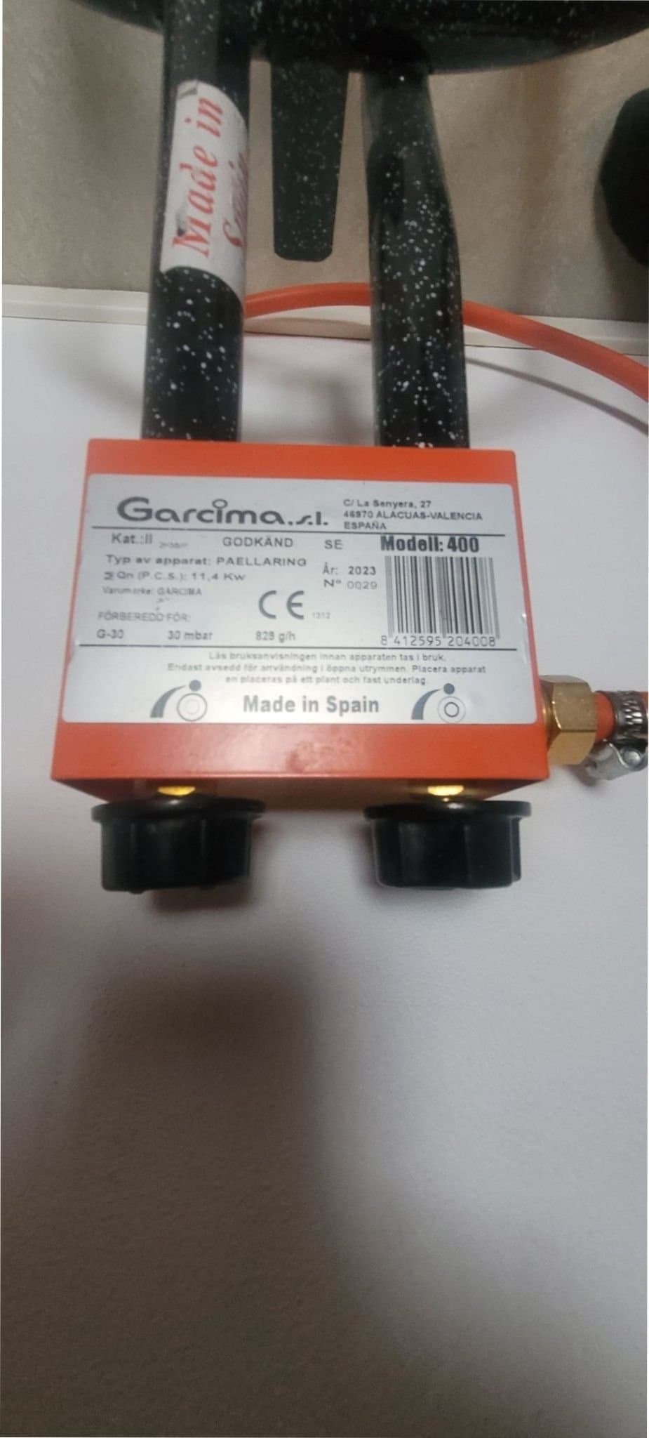 Garcima Gasolbrännare för Paella