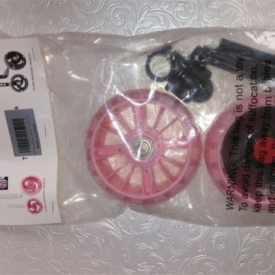 [Ny] Stödhjul Träningshjul Barn Cykel Extrahjul Hjul Rosa