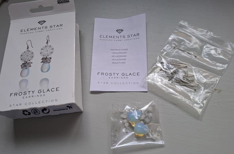 Elements Star Frosty Glace Örhängen