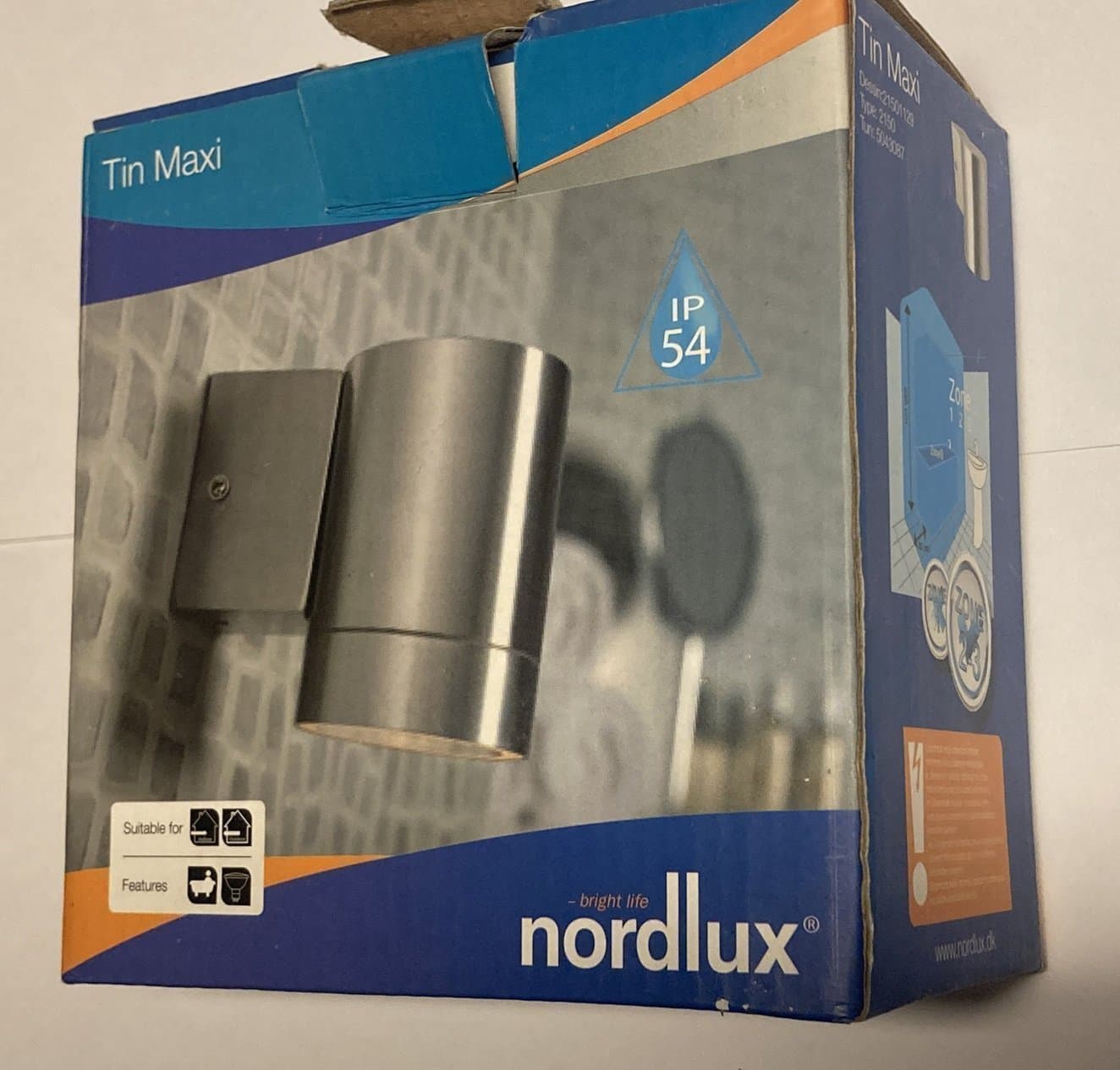 Utelampa Tin Maxi 2150 Aluminium