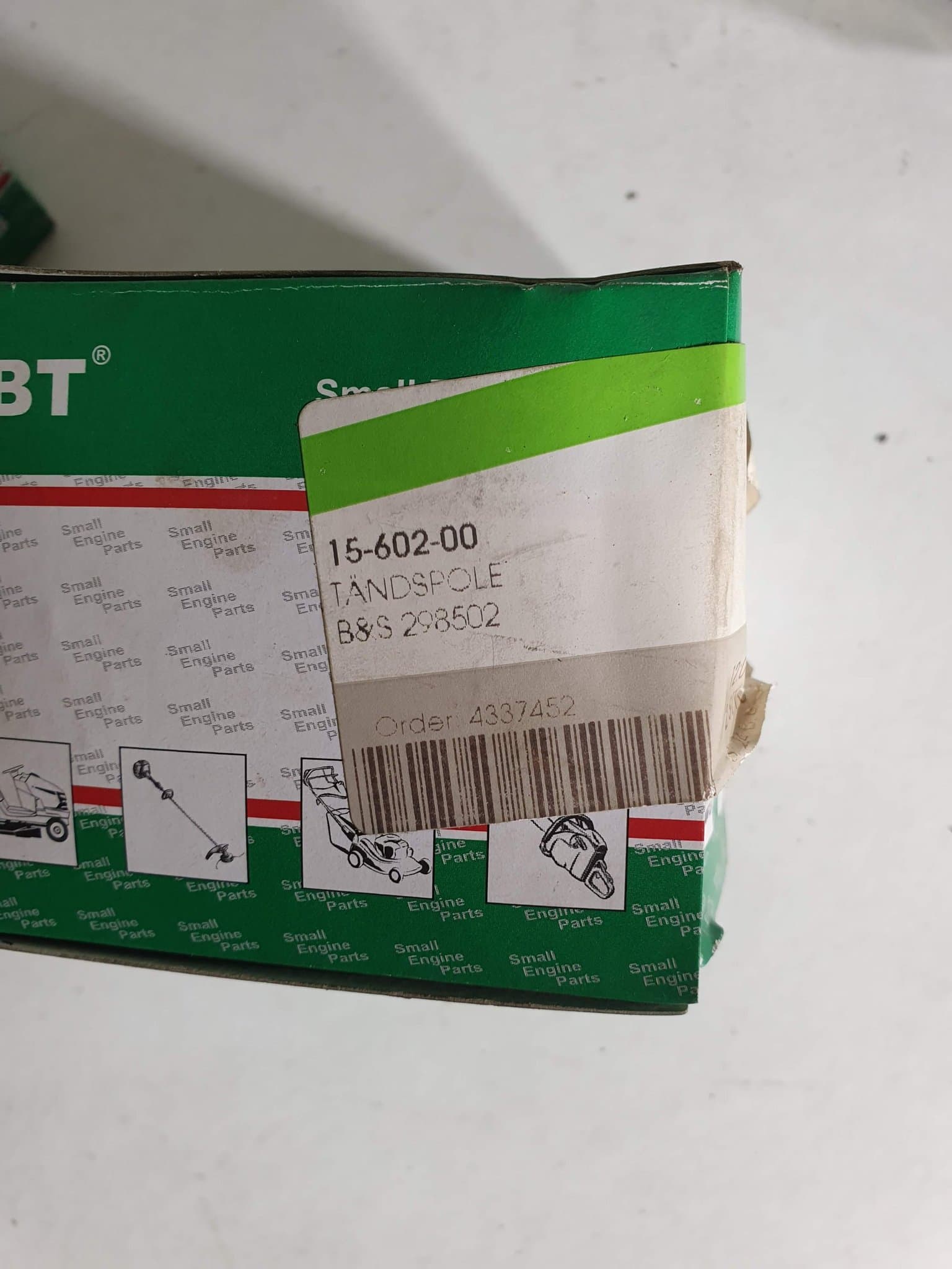 Tändspole för Briggs & Stratton (B&S) 298502